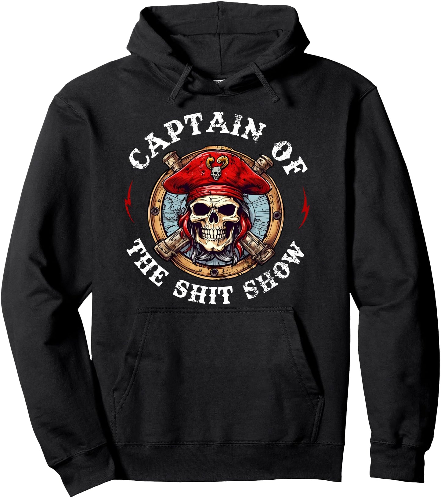 captain of the shit show Pullover Hoodie