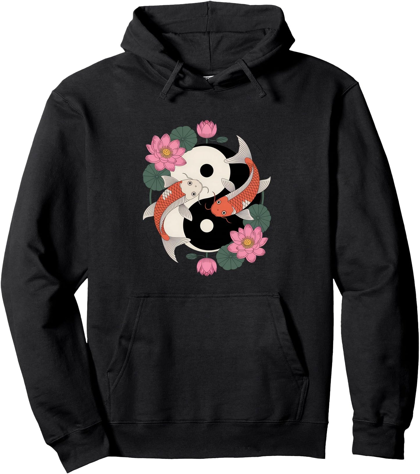 Koi Fish Japanese Asia Carp Pullover Hoodie