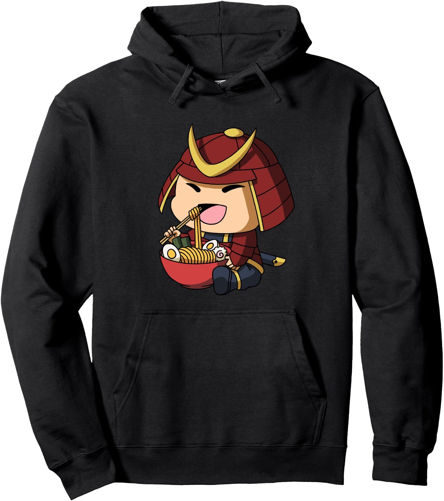 Kawaii Anime Samurai Asian Noodles Japanese Ramen Pullover Hoodie