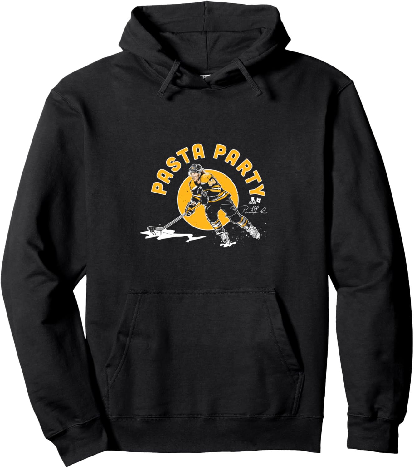 Pasta Party - David Pastrnak - Boston Hockey Pullover Hoodie