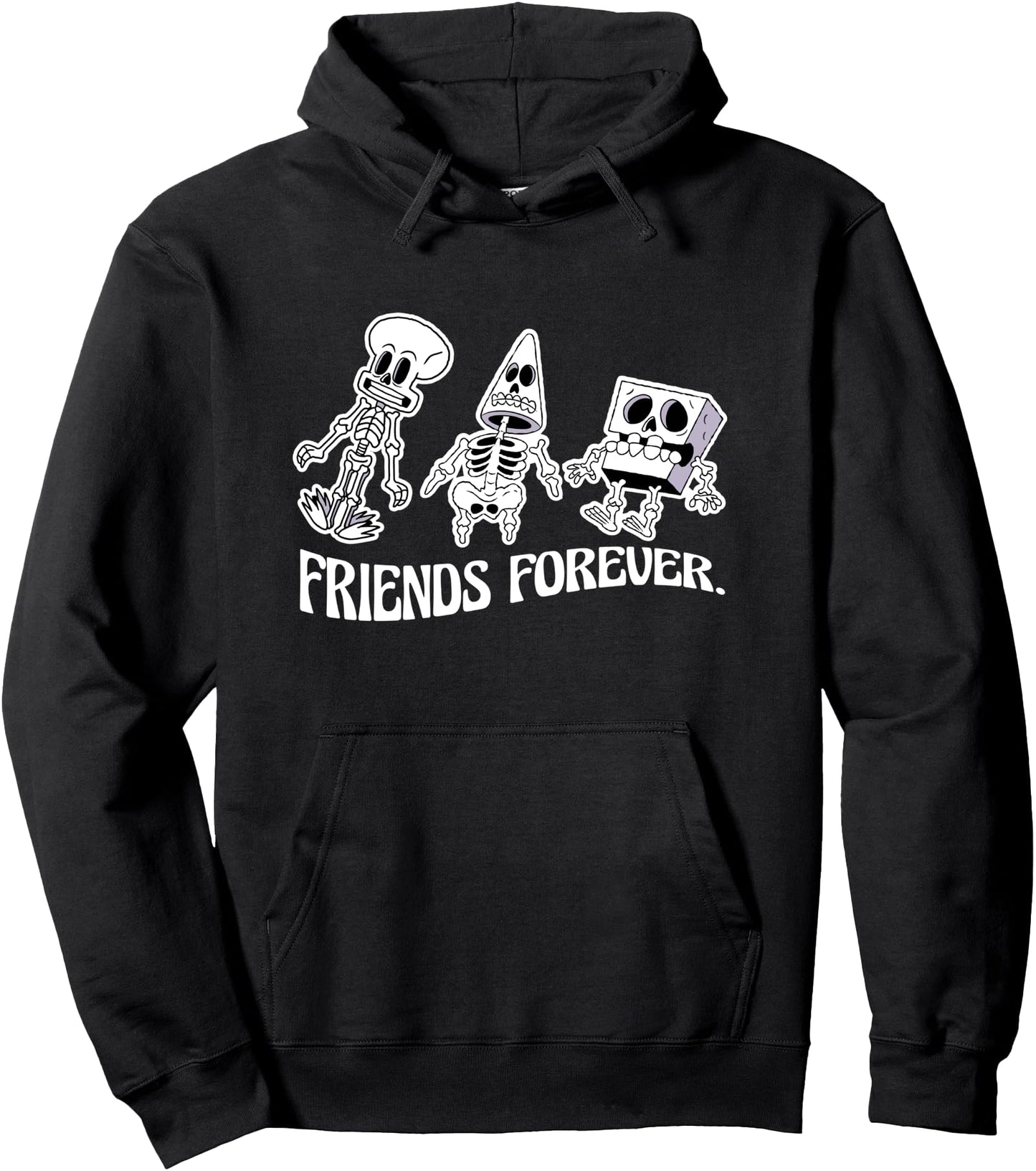 SpongeBob SquarePants Friends Forever Till End Chest Logo Pullover Hoodie