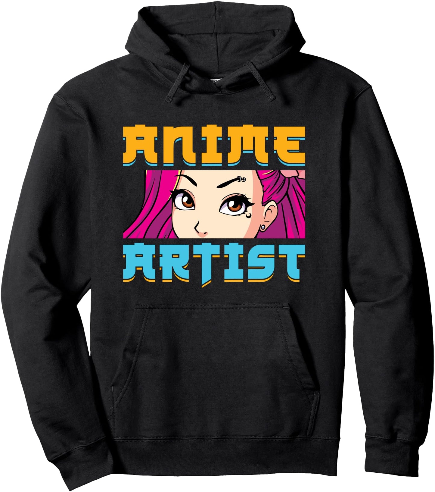 Japanese Manga Art - Anime Artist Pullover Hoodie