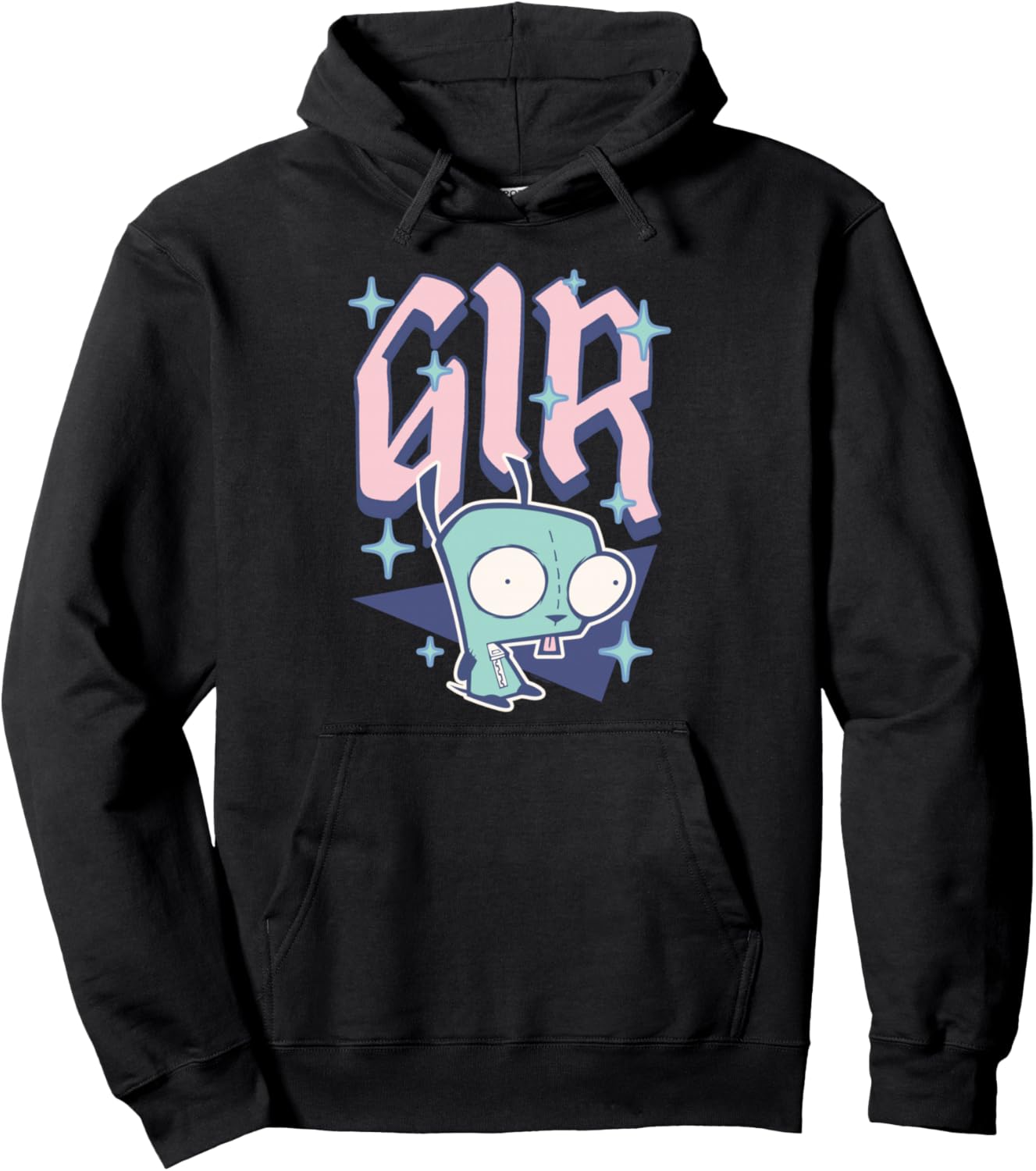 Invader Zim Pastel Sparkle Gir Y2K Cartoon Pullover Hoodie