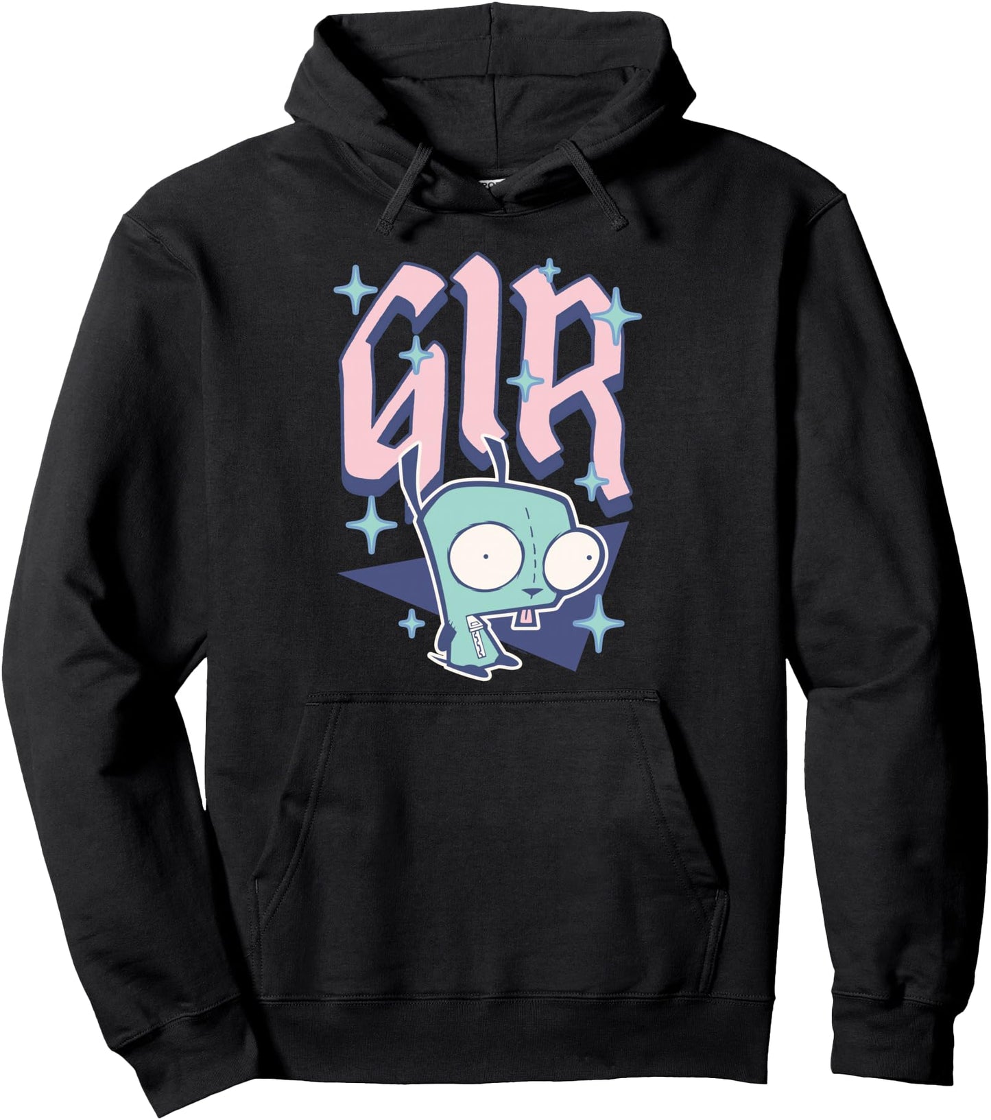 Invader Zim Pastel Sparkle Gir Y2K Cartoon Pullover Hoodie