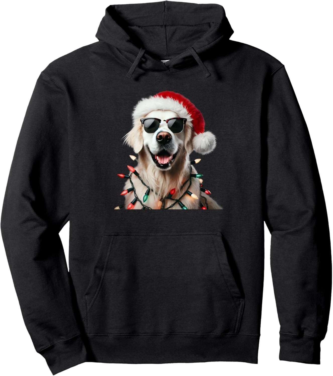 Christmas English Cream Golden Retriever Mom Dog Puppy Xmas Pullover Hoodie