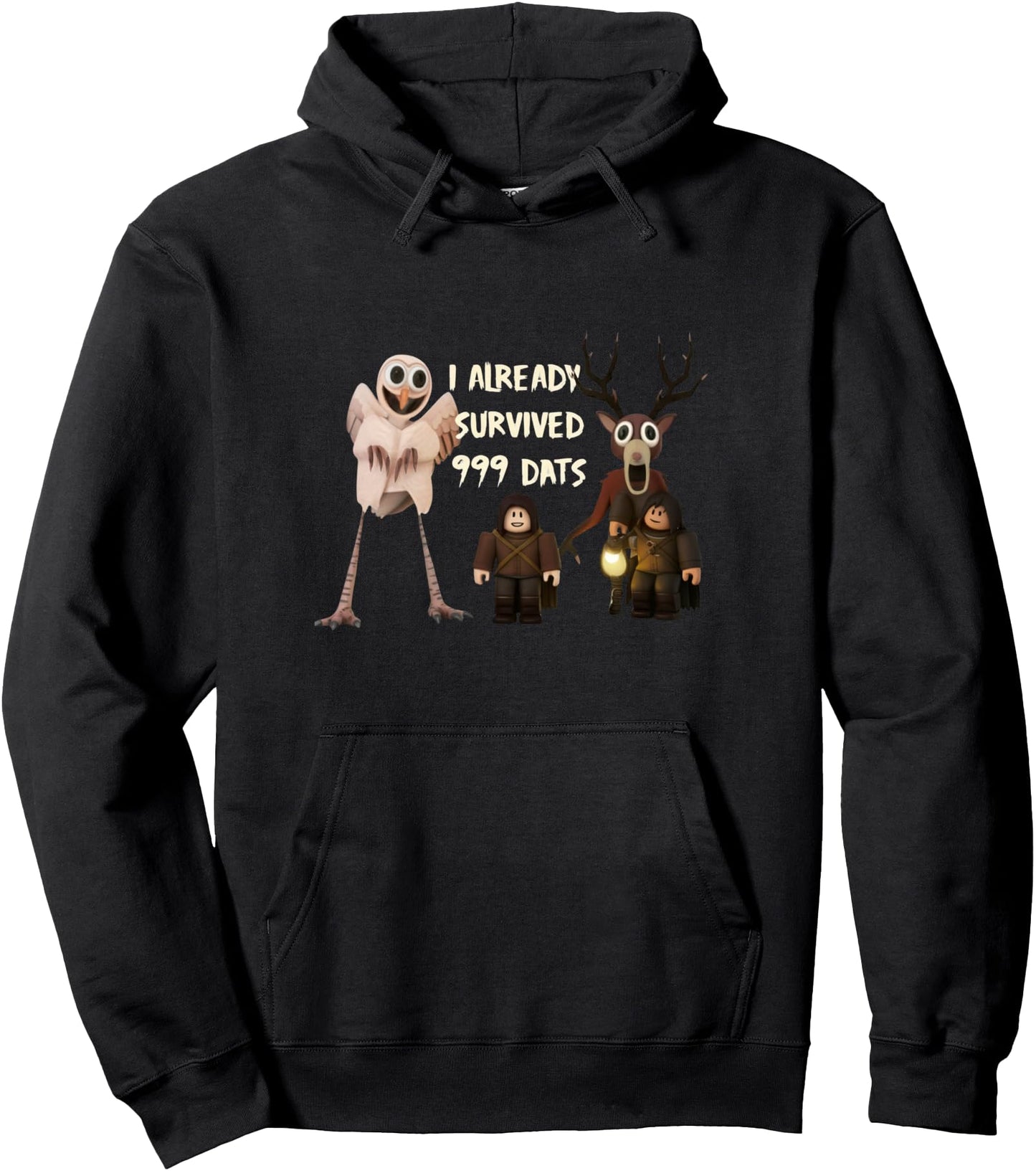 99 Nights in The Forest Halloween Deer in The Forest Pullover Hoodie