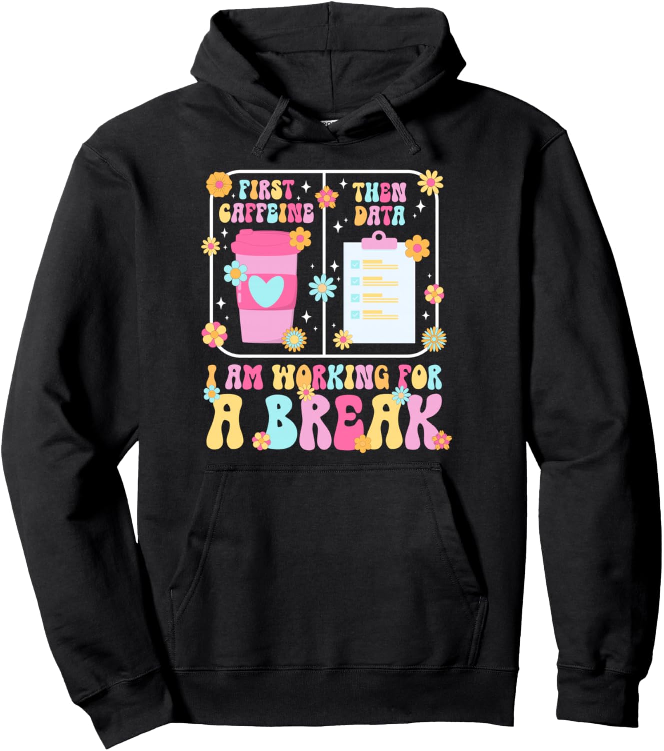 First Caffeine ABA Therapist Applied Behavior Analysis Pullover Hoodie