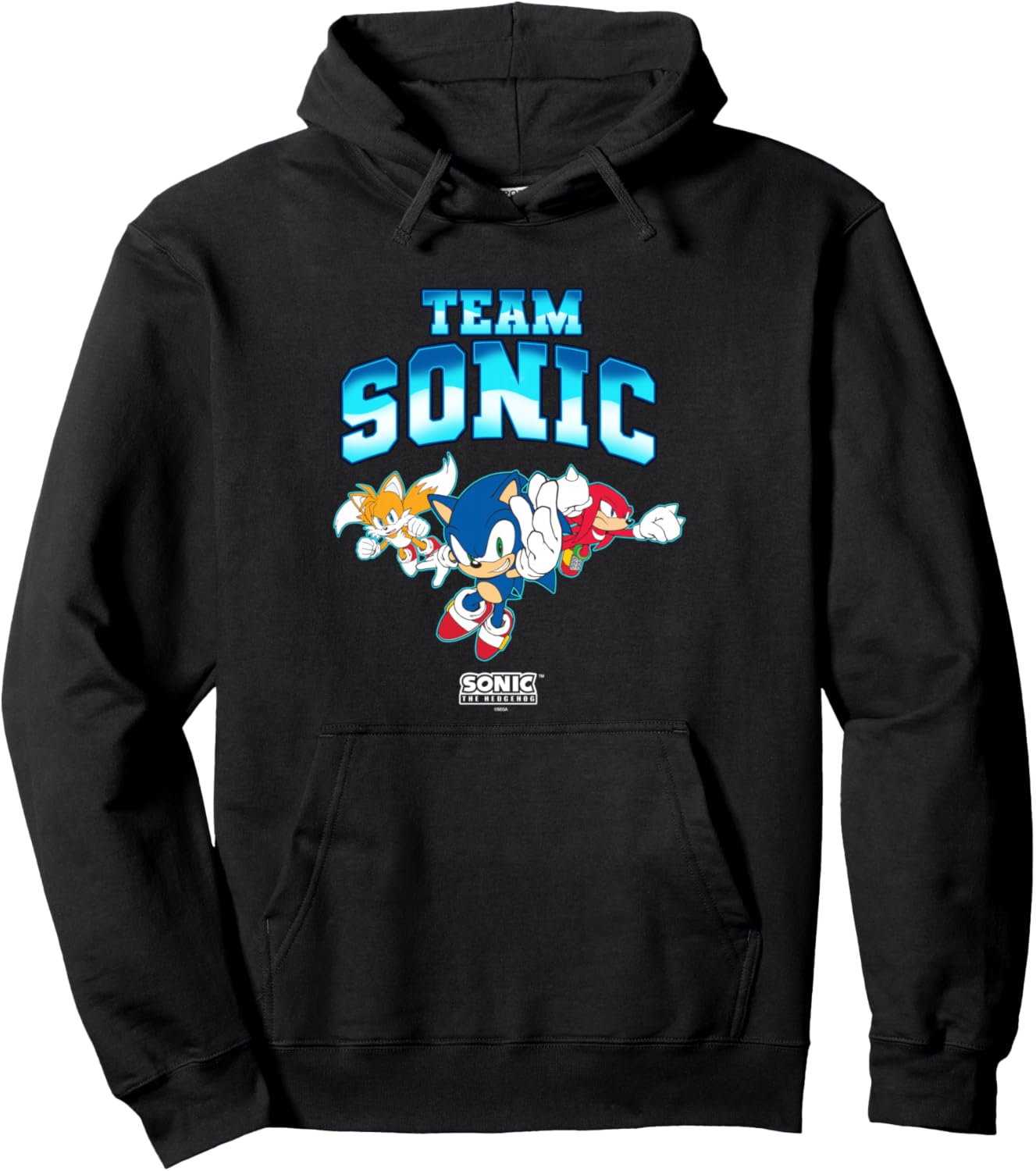 Sonic The Hedgehog Team Sonic Main Trio Epic Group Shot Pullover Hoodie