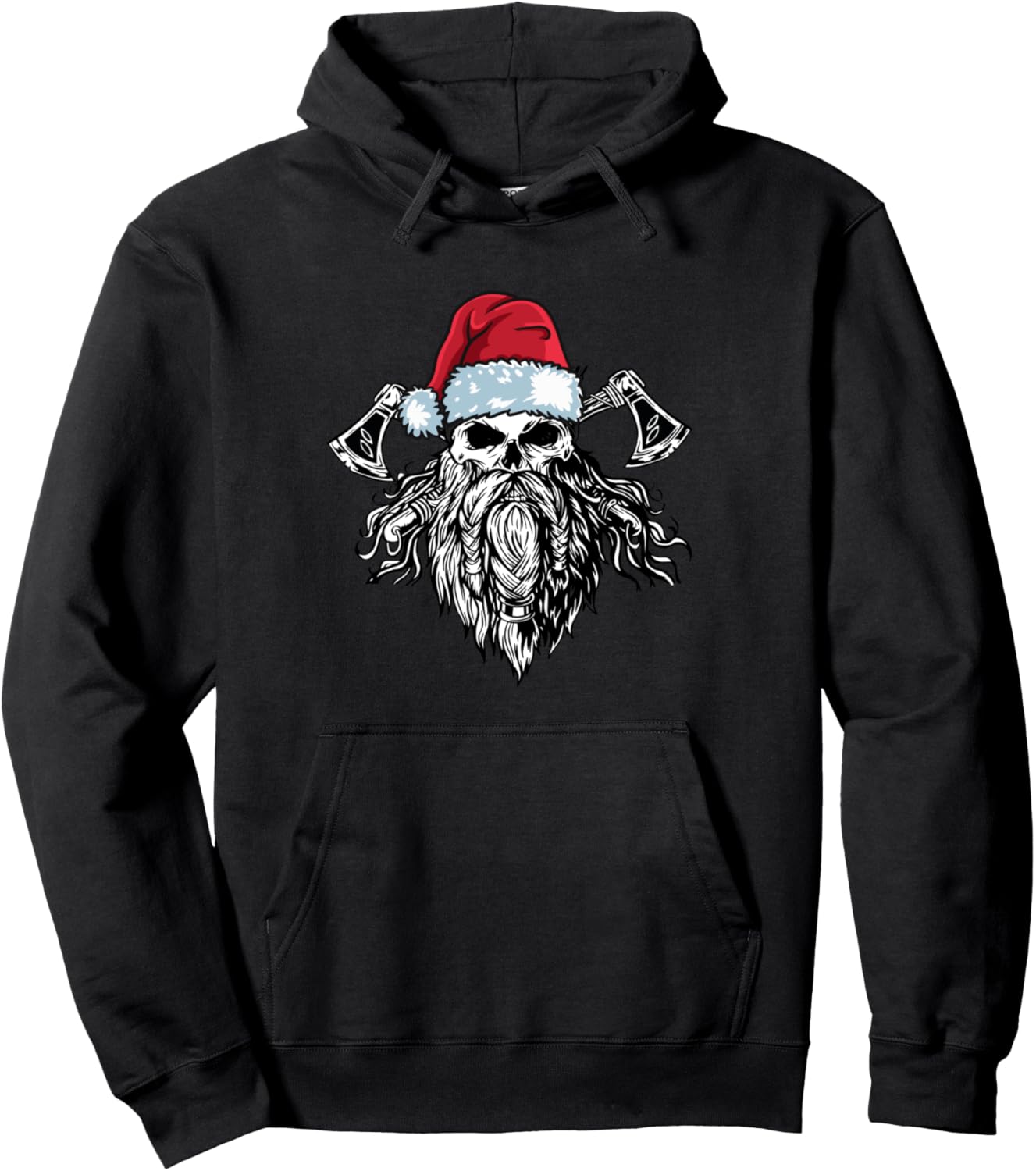 Viking Ugly Christmas - Valhalla Viking Outfit Pullover Hoodie