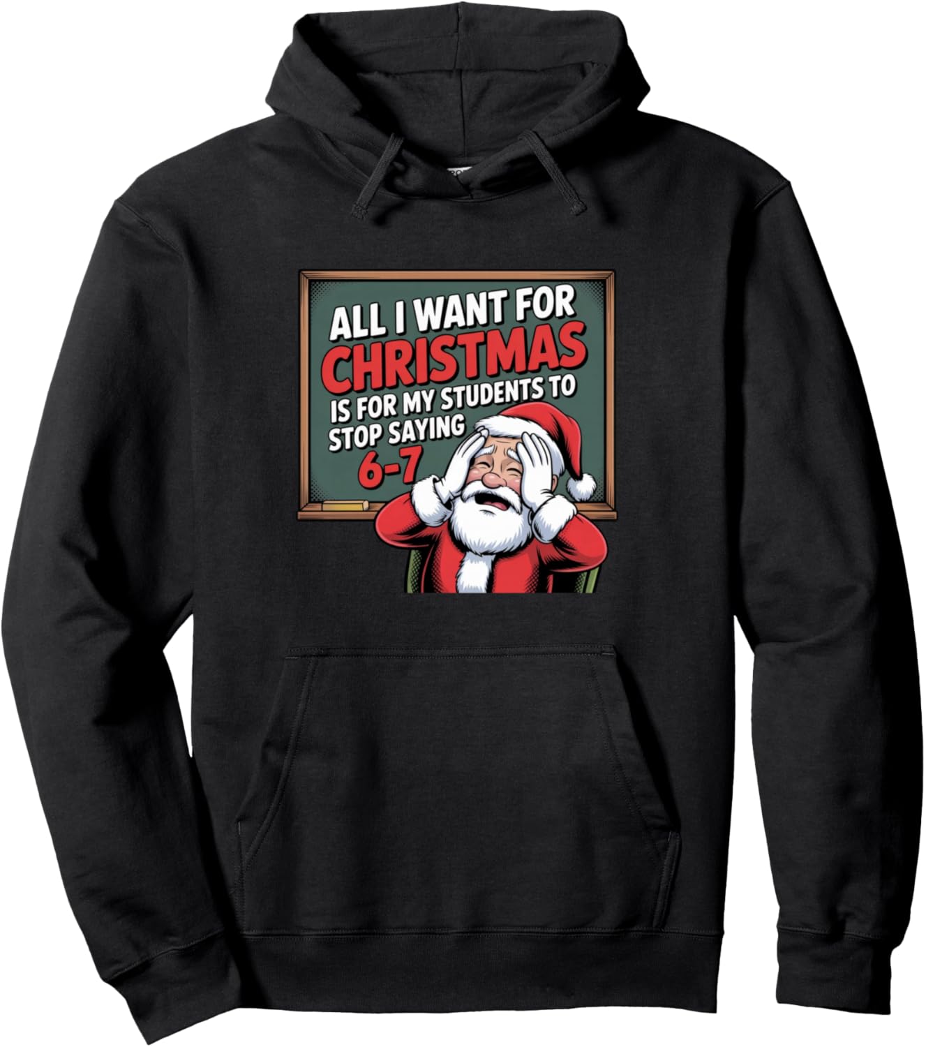Teacher 6-7 Six Seven I Want My Students To Stop Saying 67 Pullover Hoodie