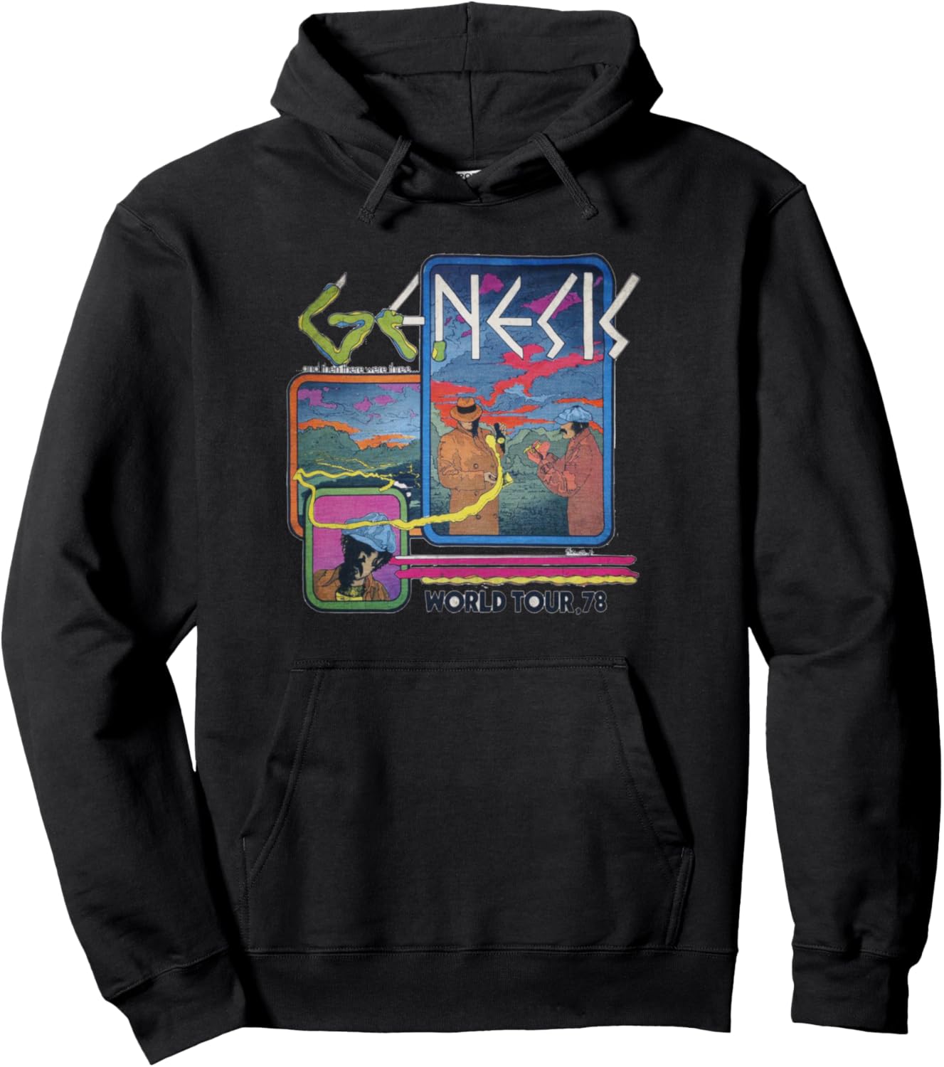 Genesis Rock Music Band World Tour 78 Pullover Hoodie