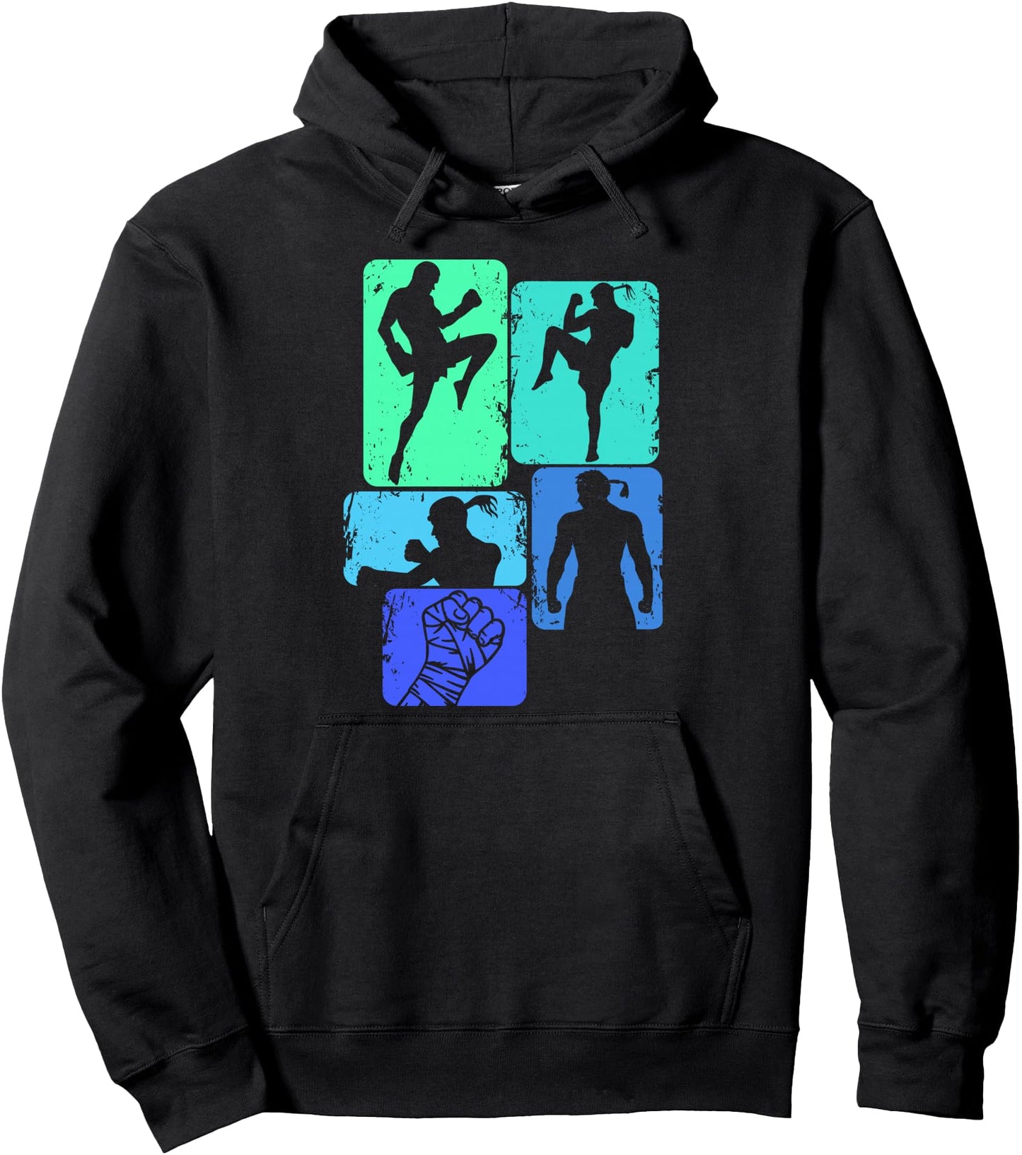 Muay Thai Thai Boxes Boys Children Men Pullover Hoodie