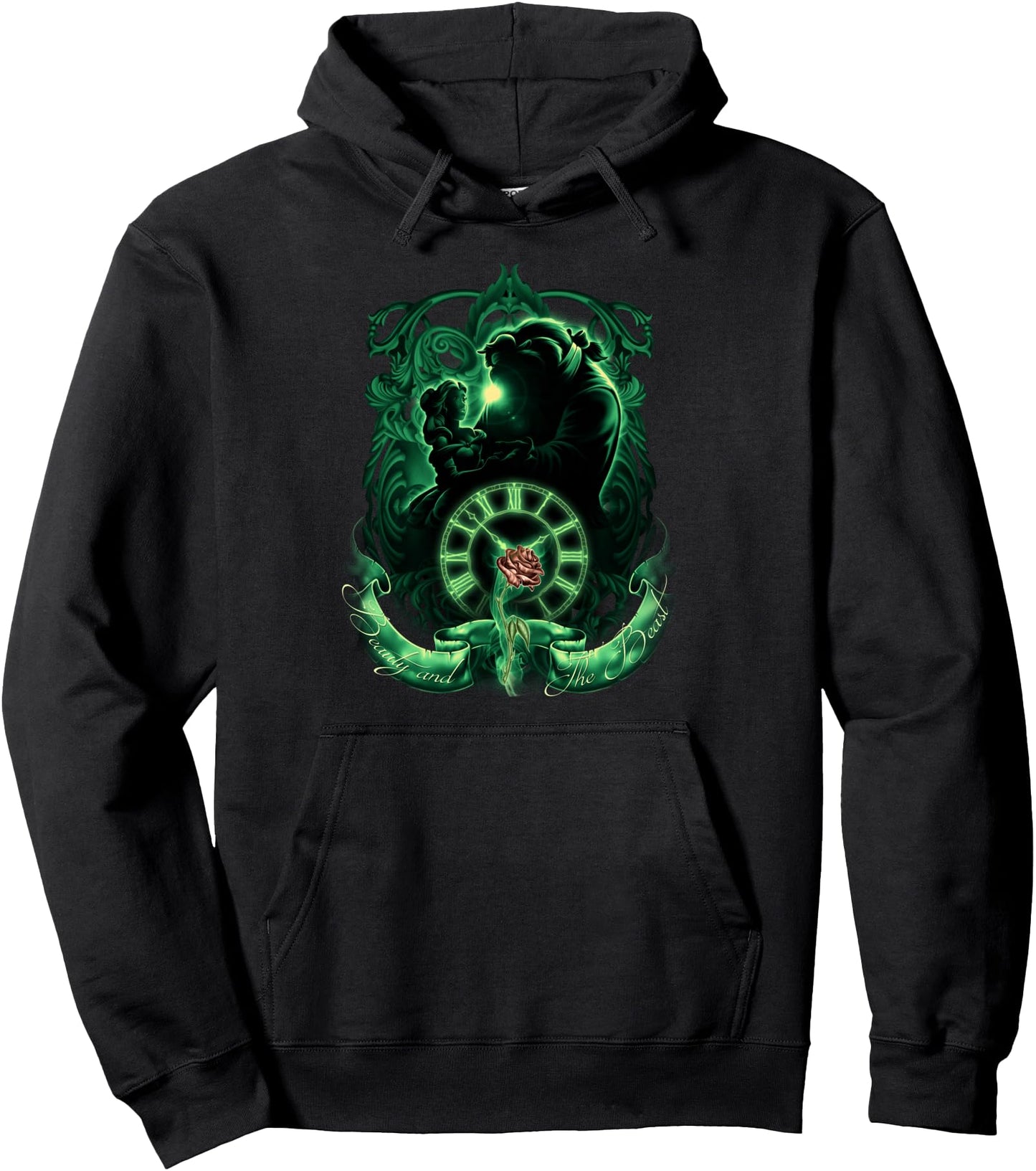 Disney Beauty and the Beast Tale As Old As Time Portrait Pullover Hoodie