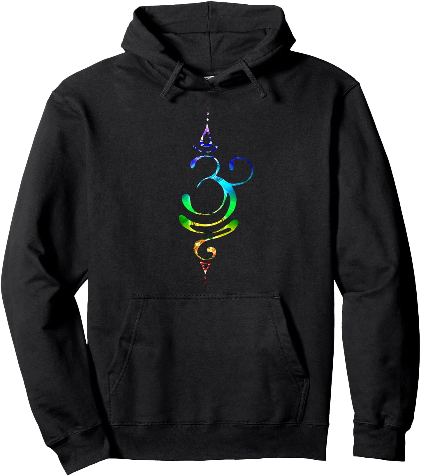Breathe Symbol Chakra Pullover Hoodie