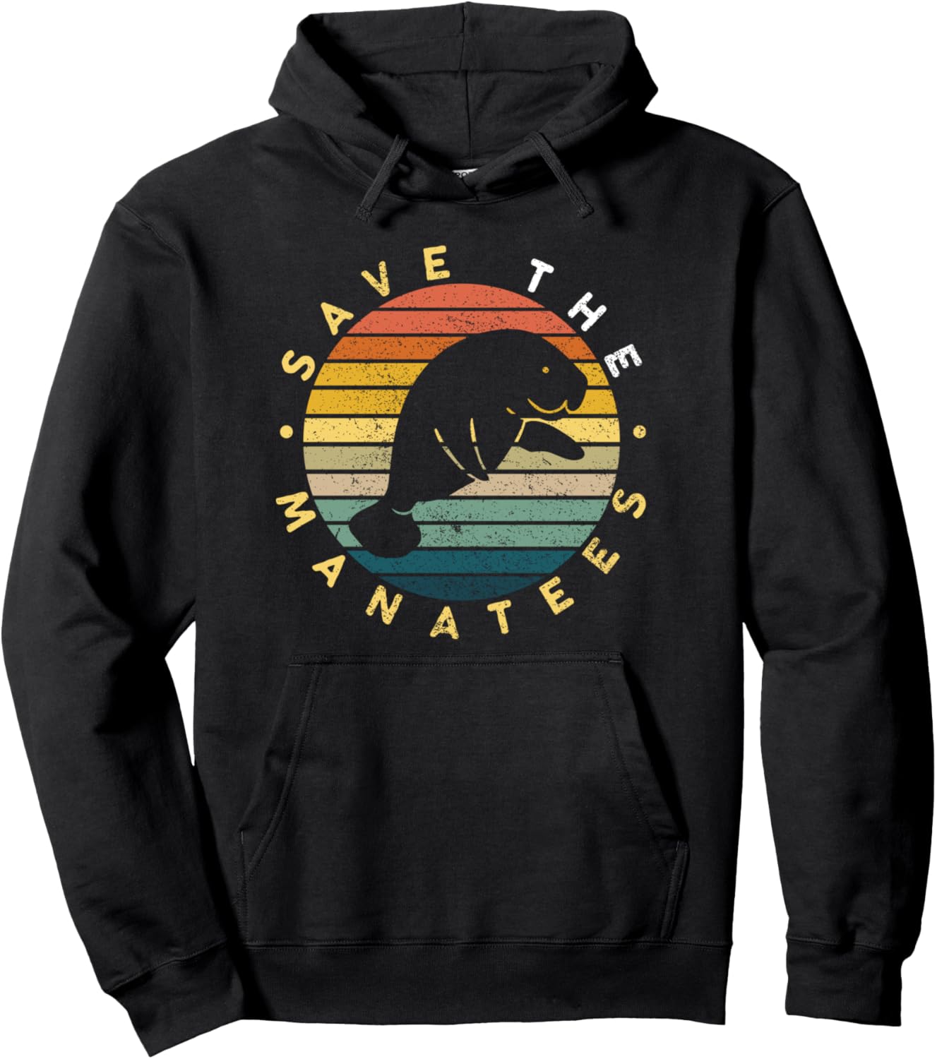 Save The Manatees Hoodie Chubby Floaty Potatoes Vintage Gift Pullover Hoodie