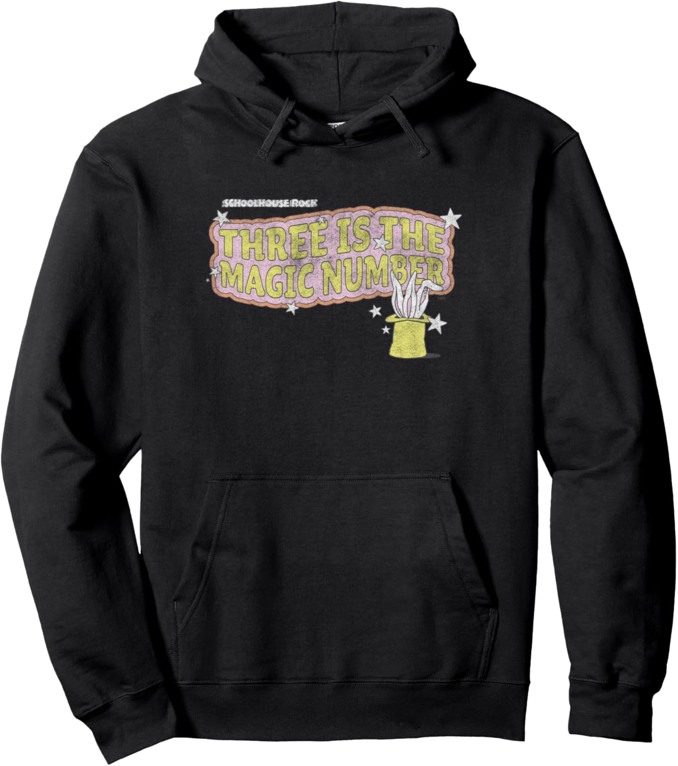 Schoolhouse Rock! Three Is The Magic Number Vintage Pullover Hoodie