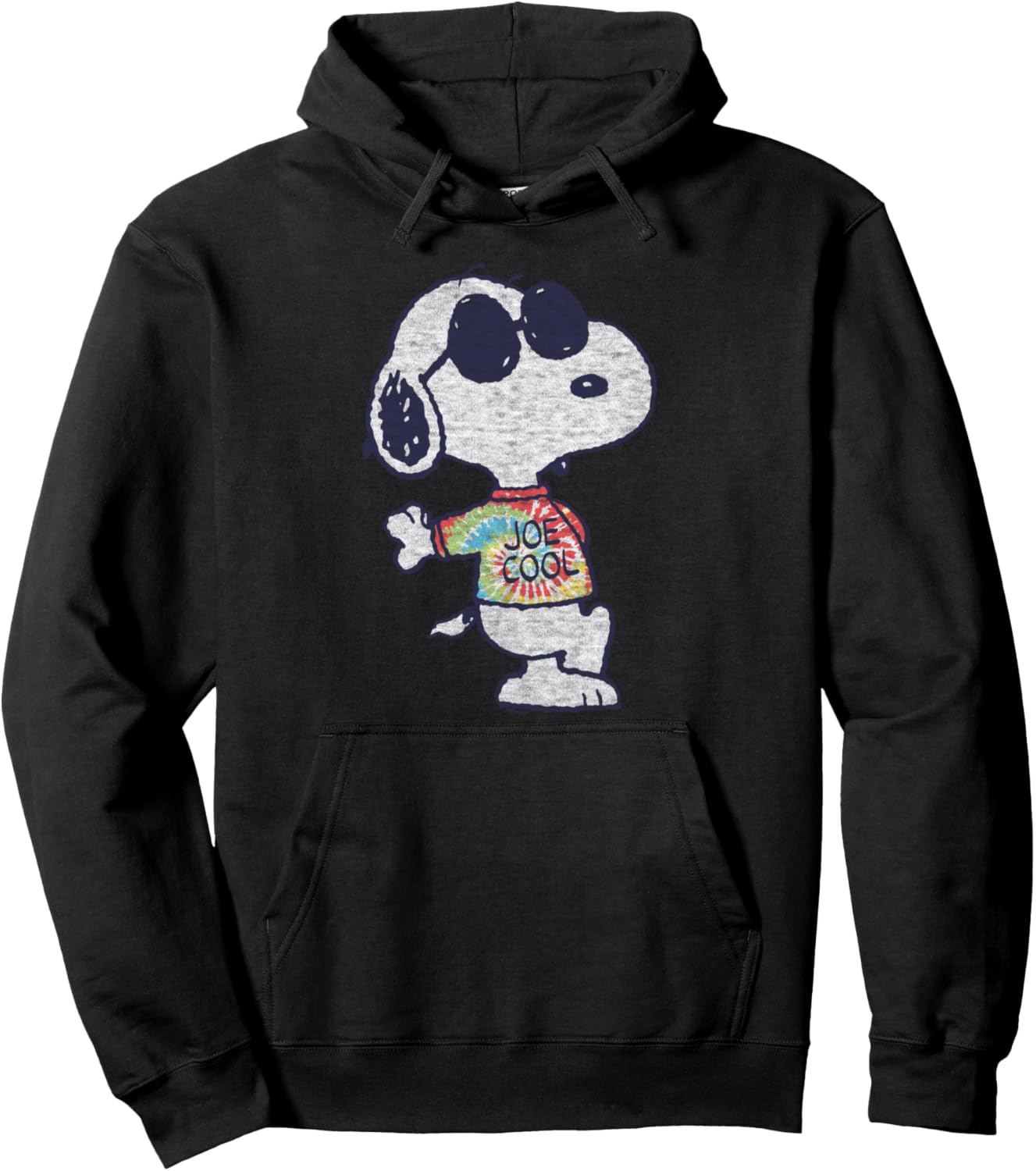 Peanuts - Joe Cool Tie Dye Pullover Hoodie
