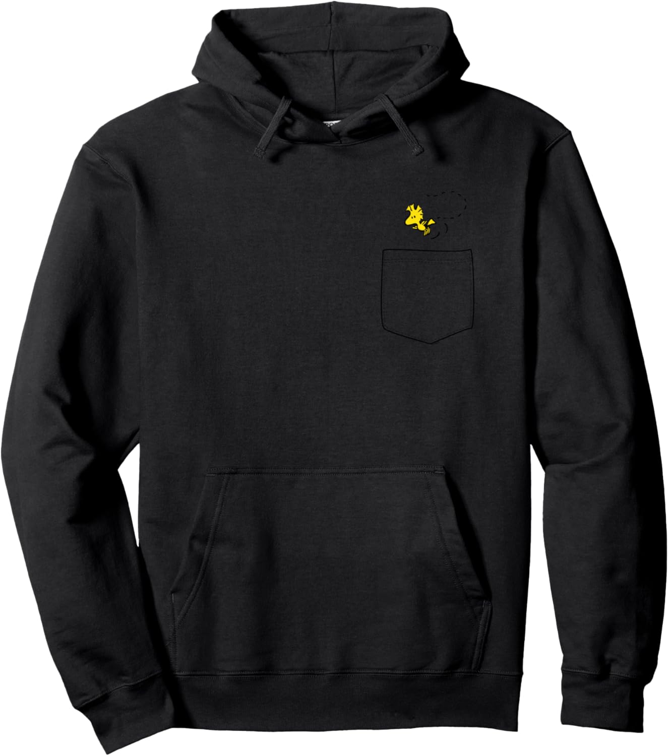 Peanuts Woodstock Faux Pocket Pullover Hoodie