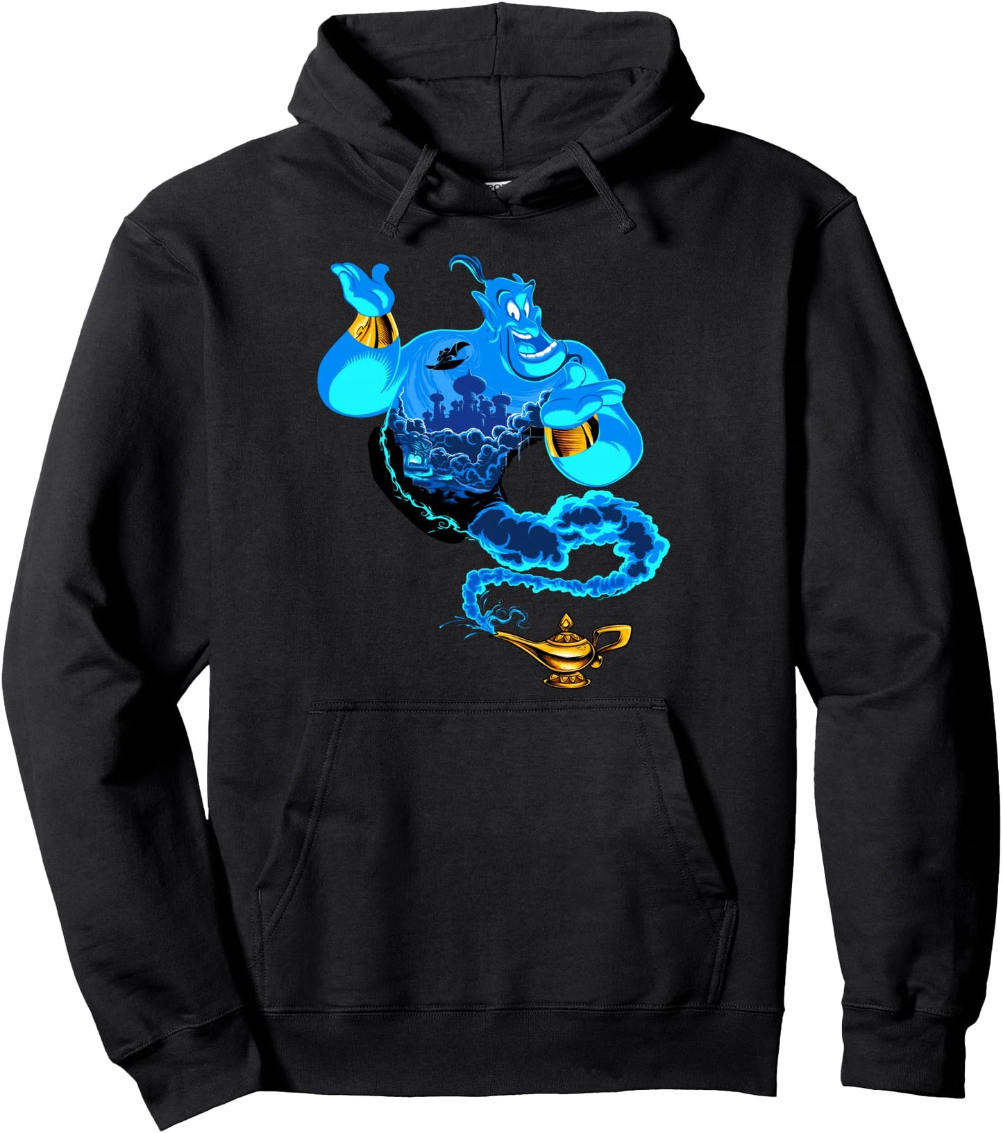 Disney Aladdin Genie Portrait Agrabah Fill Pullover Hoodie