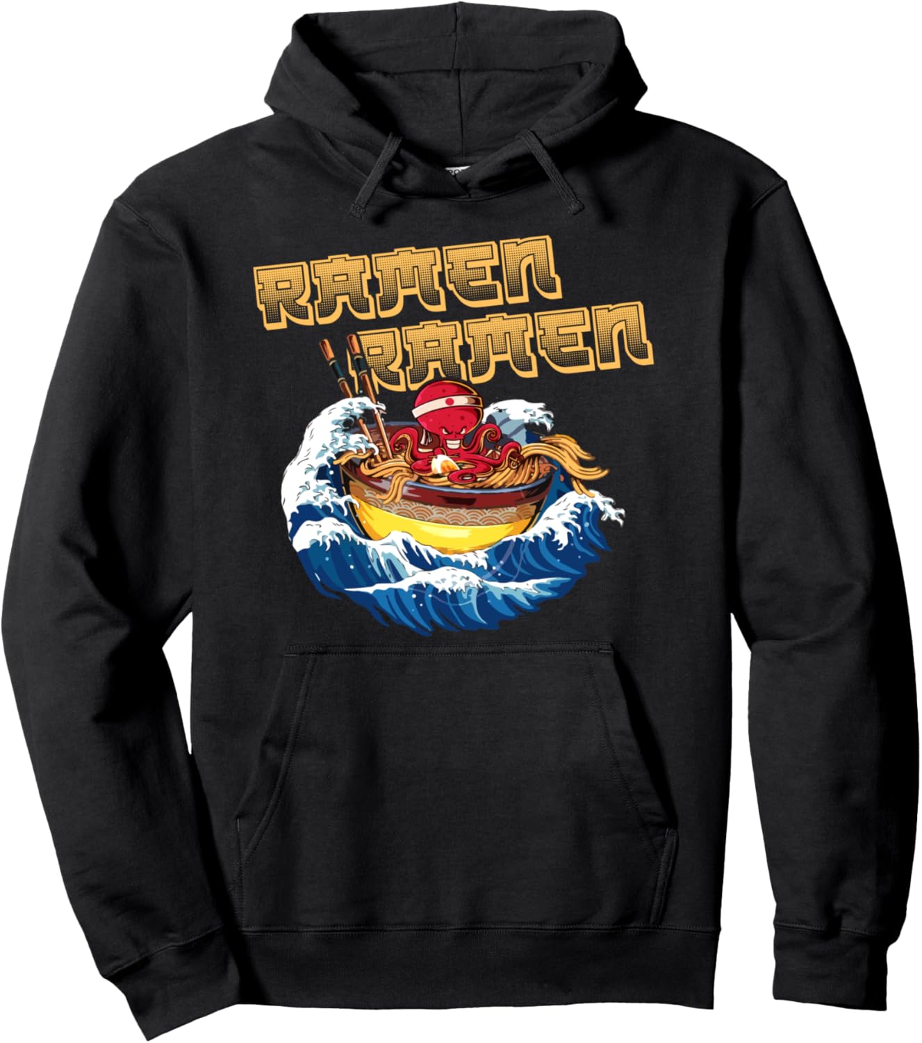 Shrimp Ramen Japanese Noodles Cute Kawaii Anime Pullover Hoodie