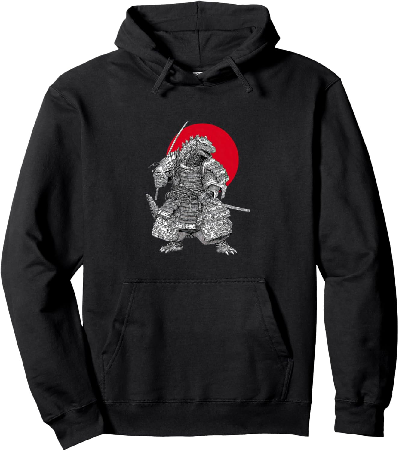 Japanese Samurai Kaiju Warrior Monster Pullover Hoodie