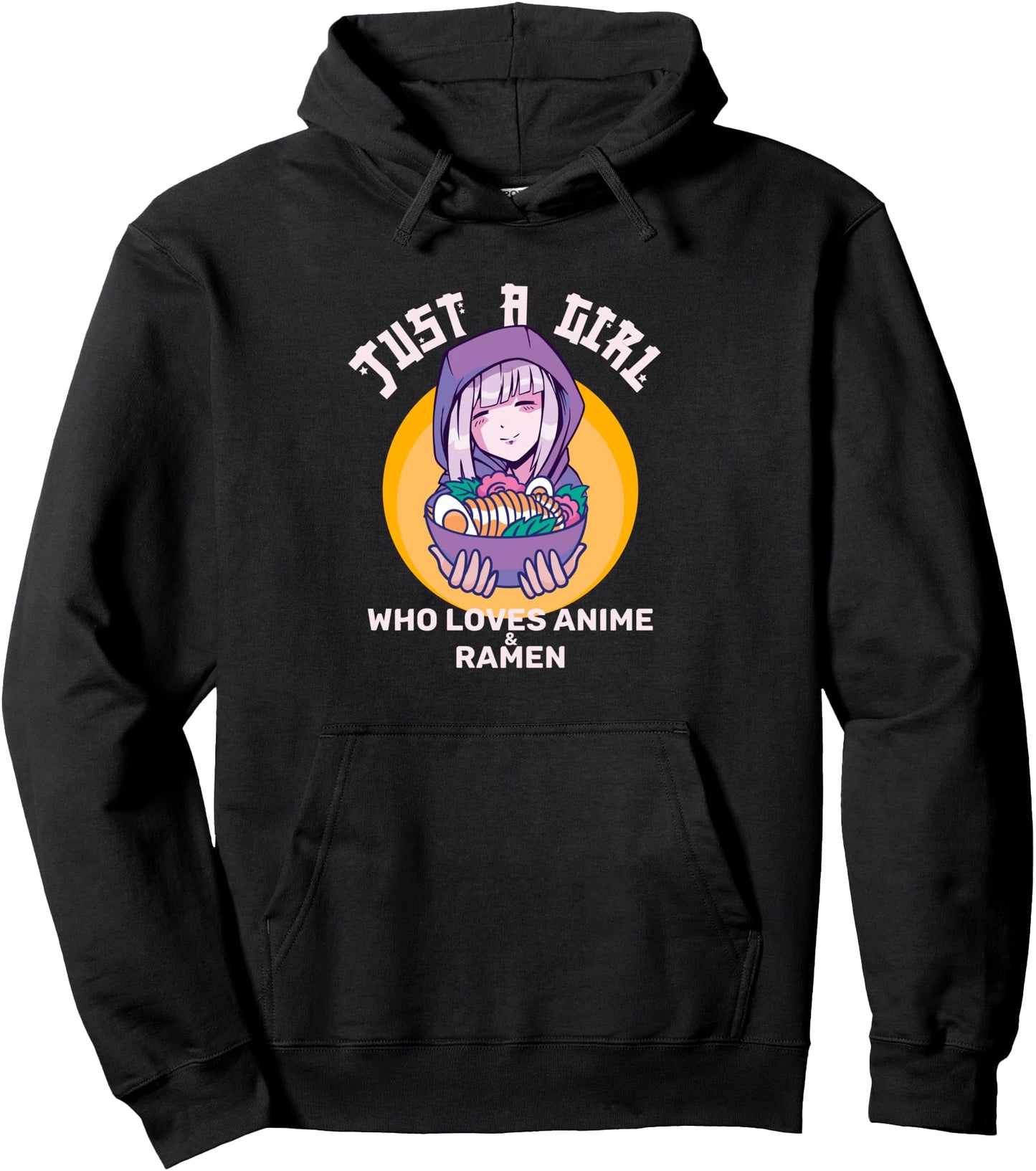 Anime Gifts for Teen Girls Just A Girl Who Loves Anime Pullover Hoodie