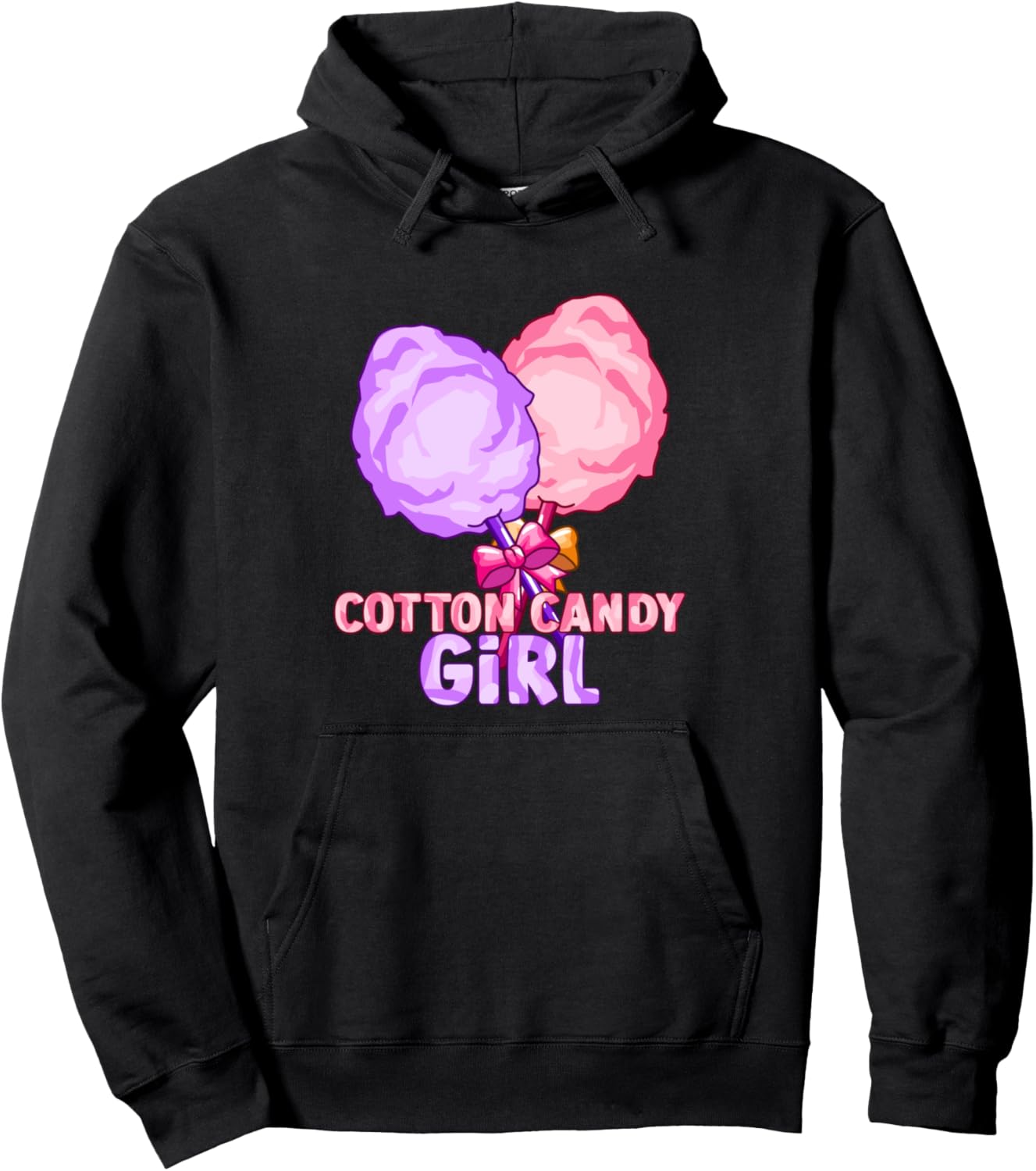 Cotton Candy Girl Funny Lazy Halloween Costume Pullover Hoodie