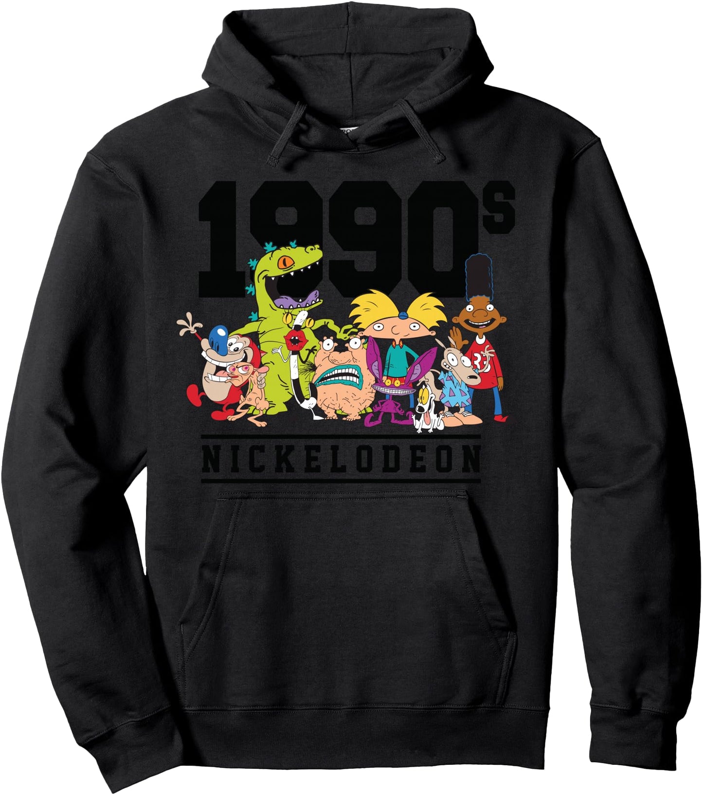 Nickelodeon 1990s Classic Cartoon Pullover Hoodie