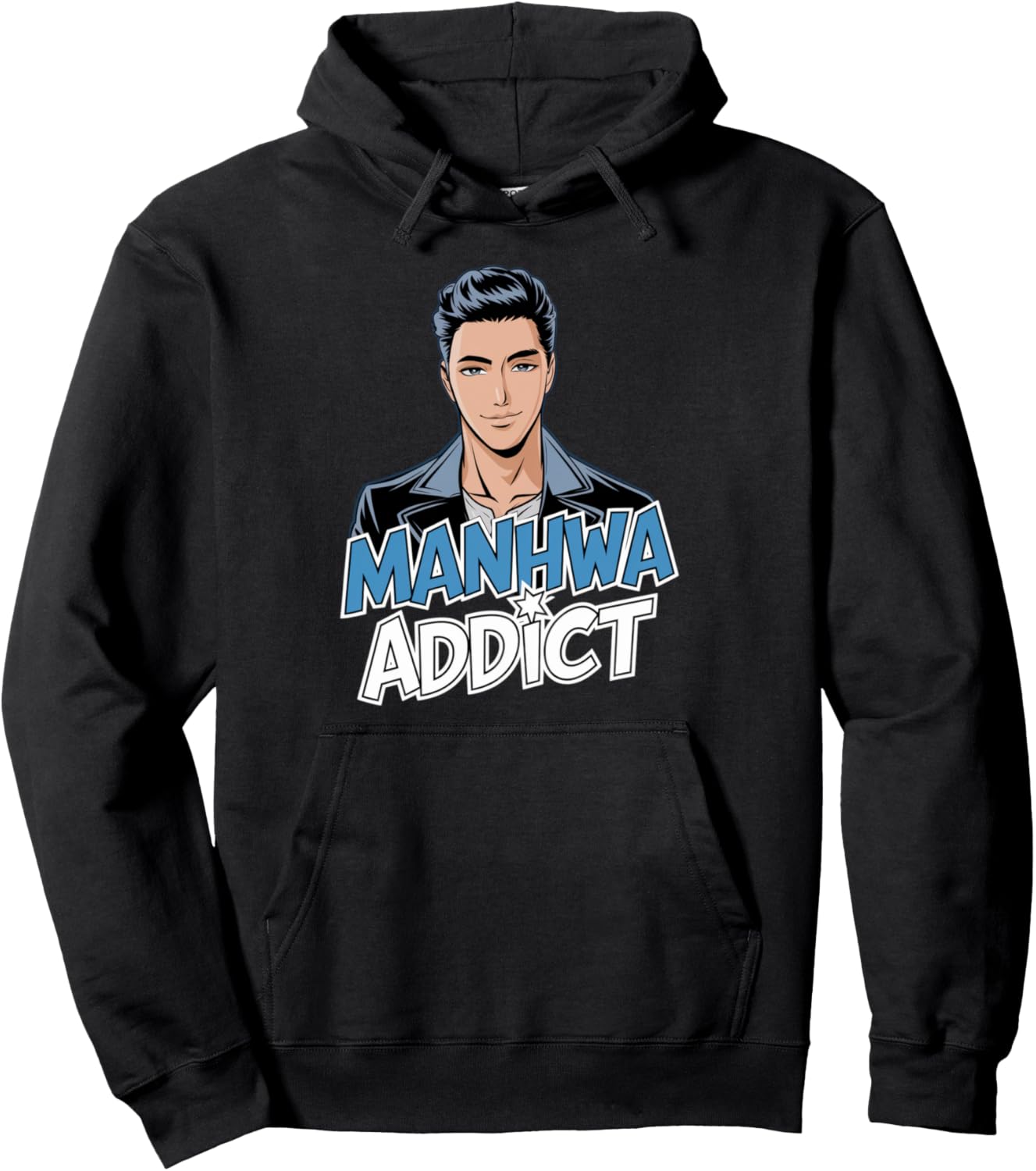 Manhwa Addict Otaku Manga Reader Manhwa Kawaii Anime Pullover Hoodie