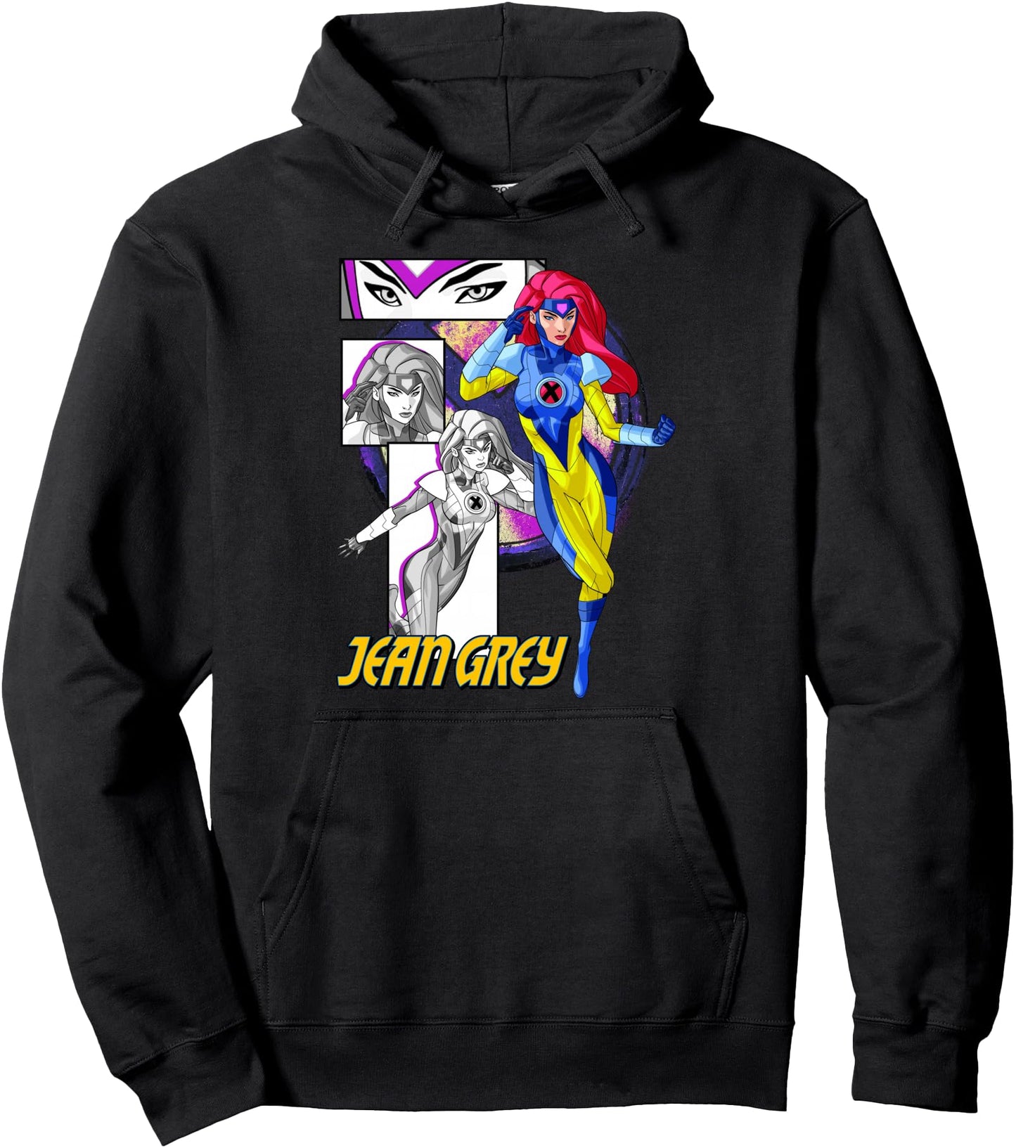 Marvel X-Men Jean Grey Collage Panel Logo Pullover Hoodie