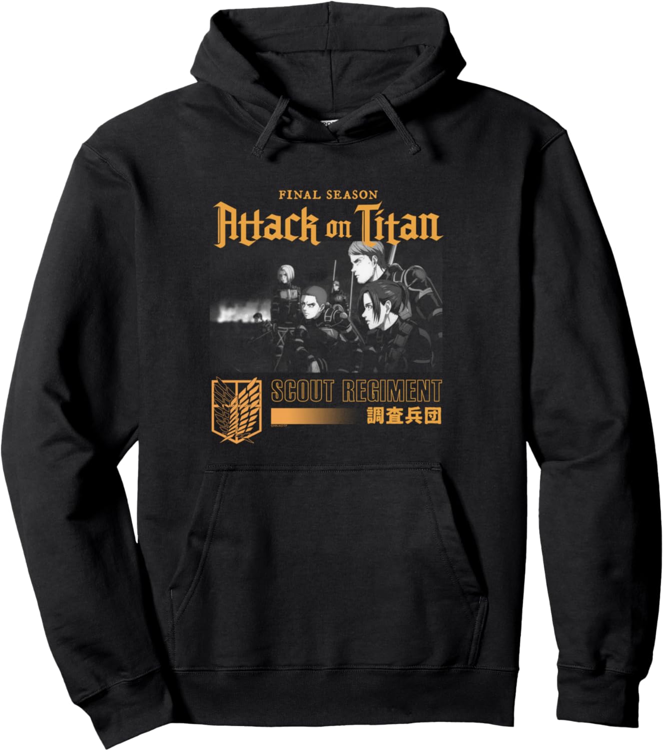 Attack on Titan Season 4 Scout Regiment Still Anime Pullover Hoodie