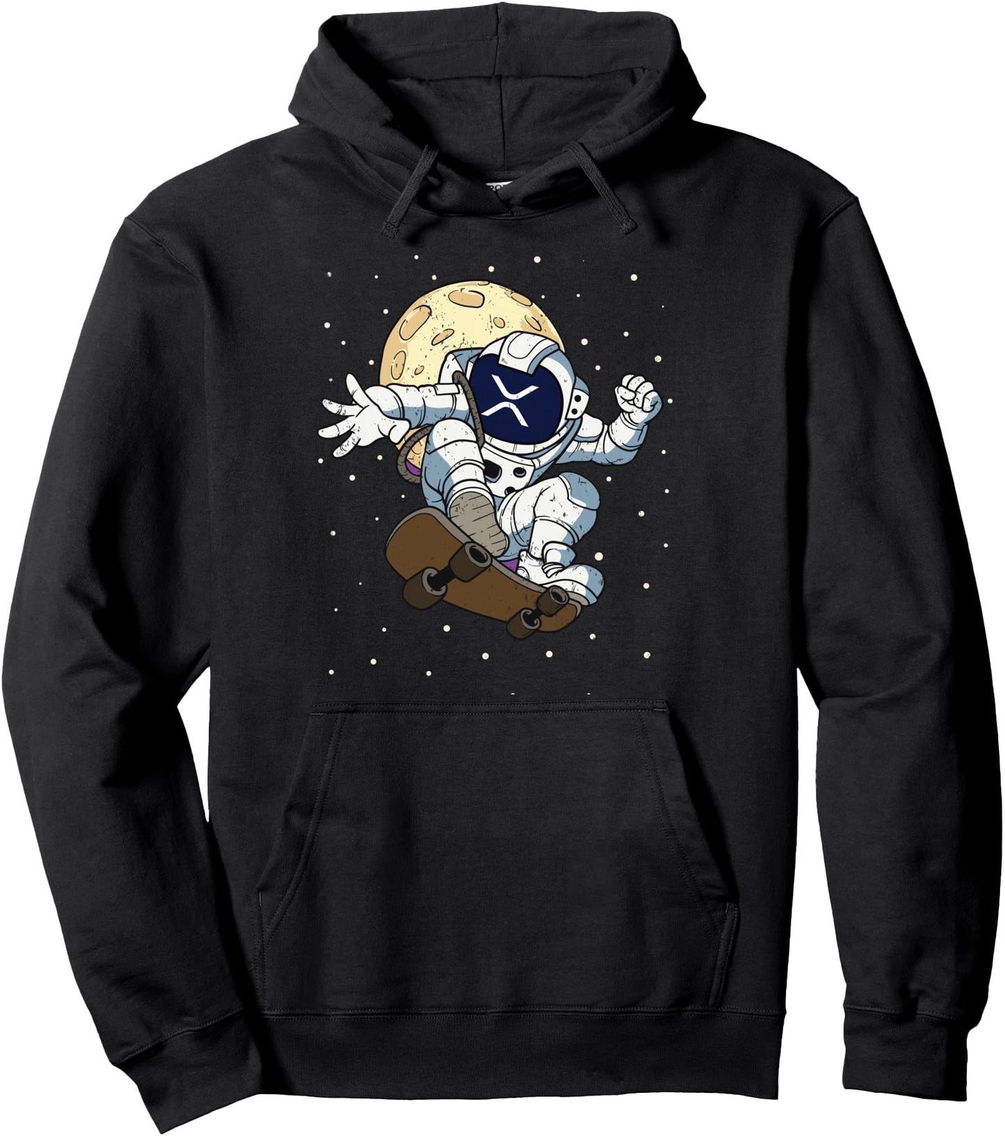 XRP Coin Token BlockChain XRP To The Moon Pullover Hoodie