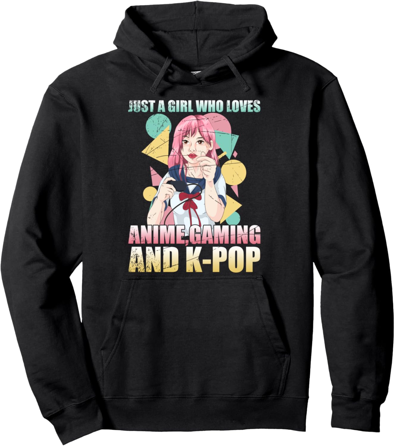 Japanese Otaku Gaming Gamer Girls Kpop Korean Music Anime Pullover Hoodie