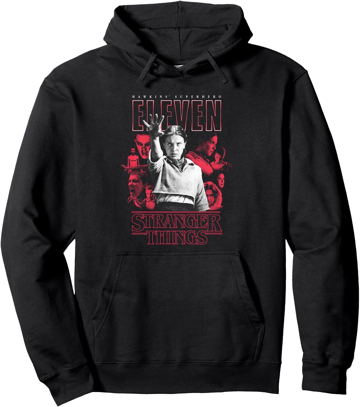 Stranger Things Season 5 Hawkins' Superhero Eleven Showcase Pullover Hoodie