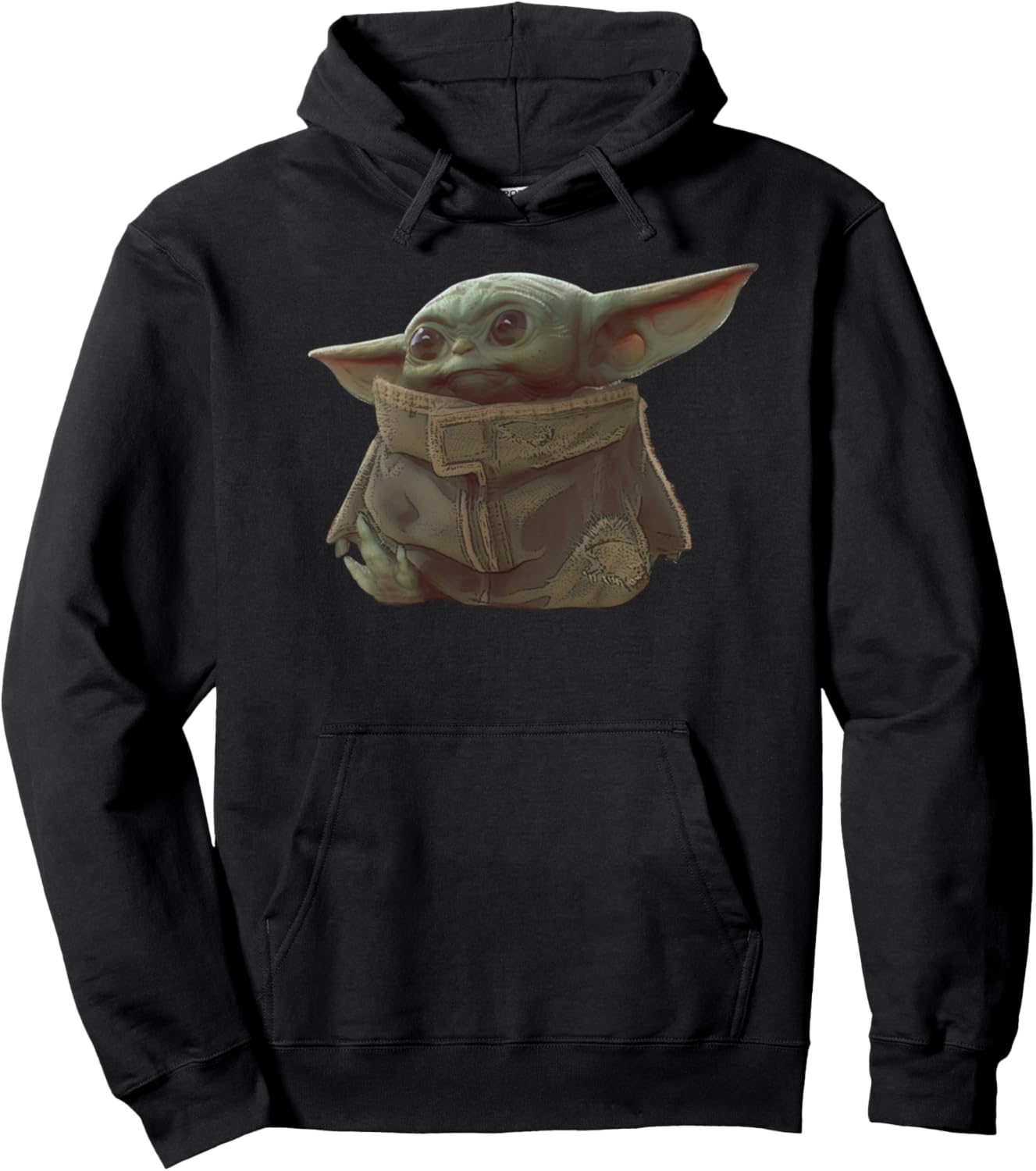 Star Wars The Mandalorian The Child Portrait Pullover Hoodie