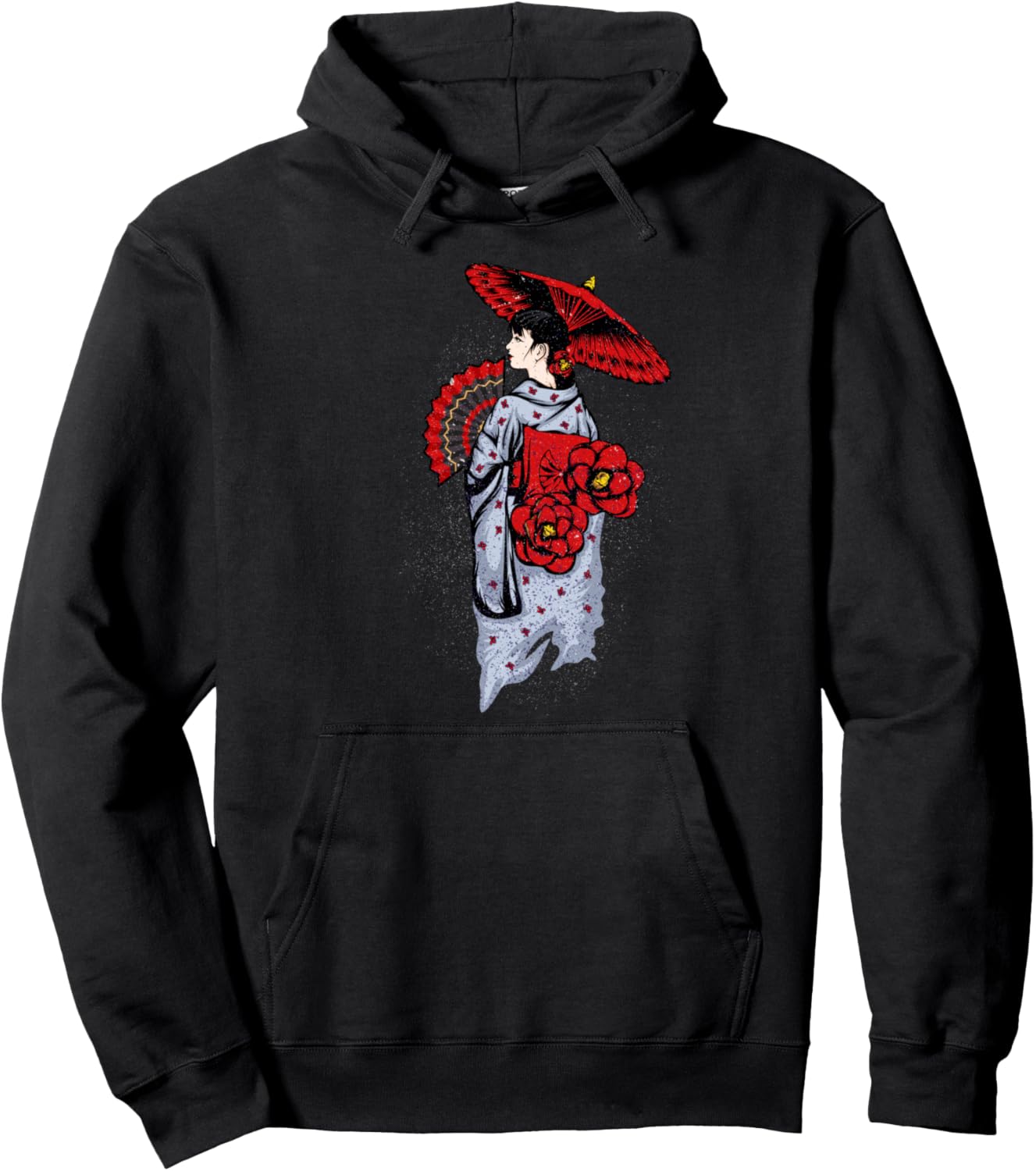 Japanese Geisha Anime Pullover Hoodie