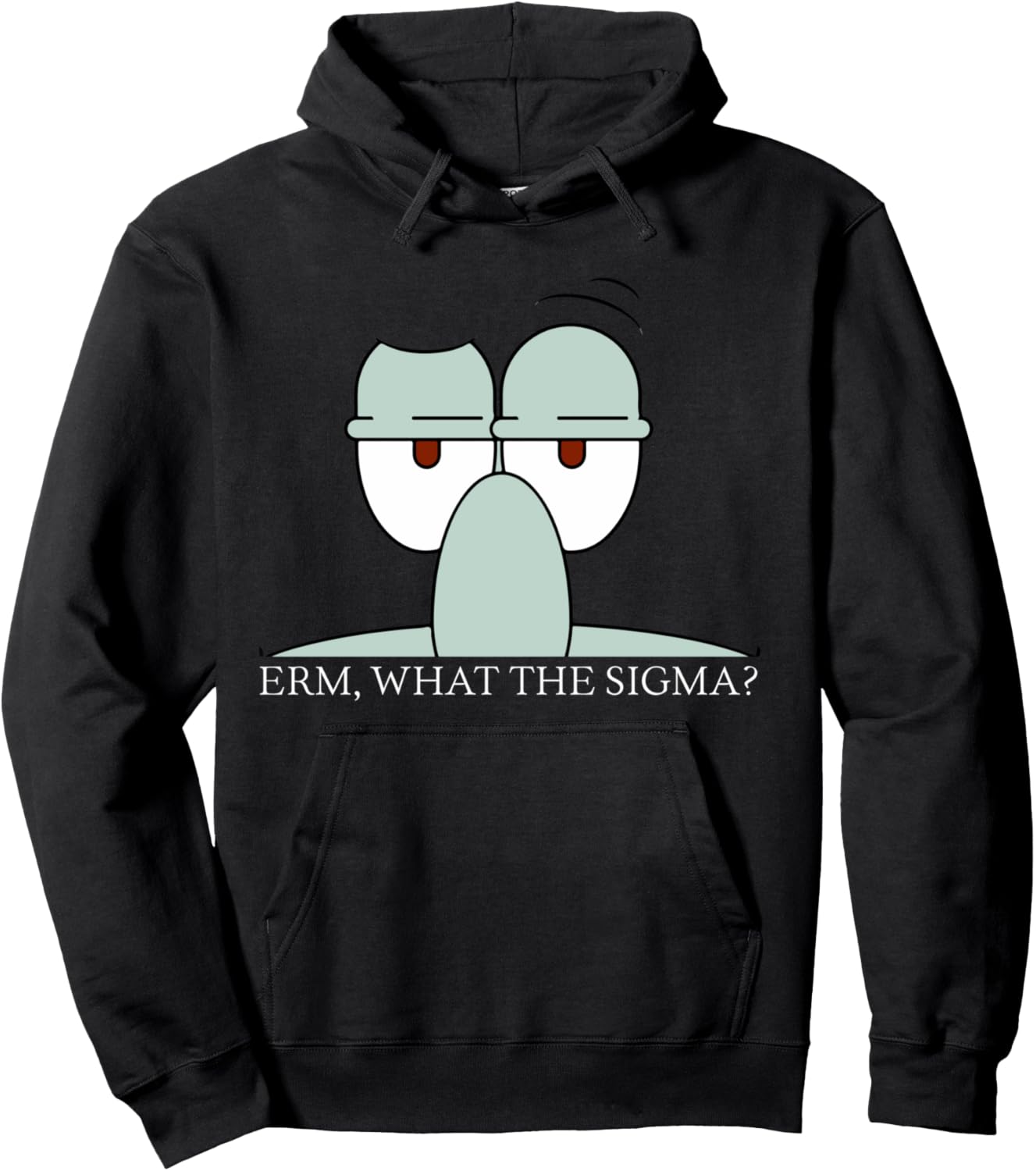 Funny What The Sigma? Ironic Meme Brain Red Quote Pullover Hoodie