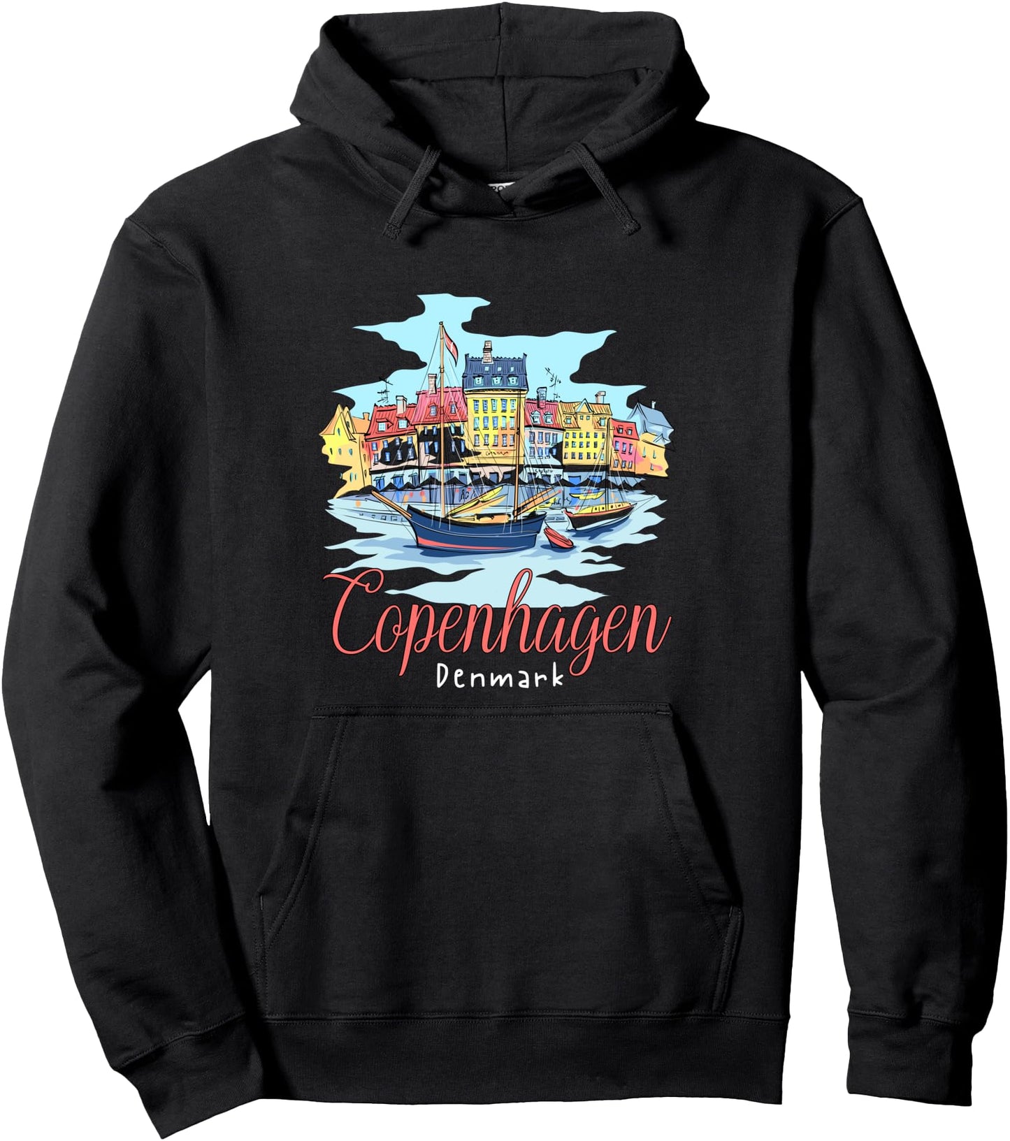 Copenhagen Denmark Pullover Hoodie