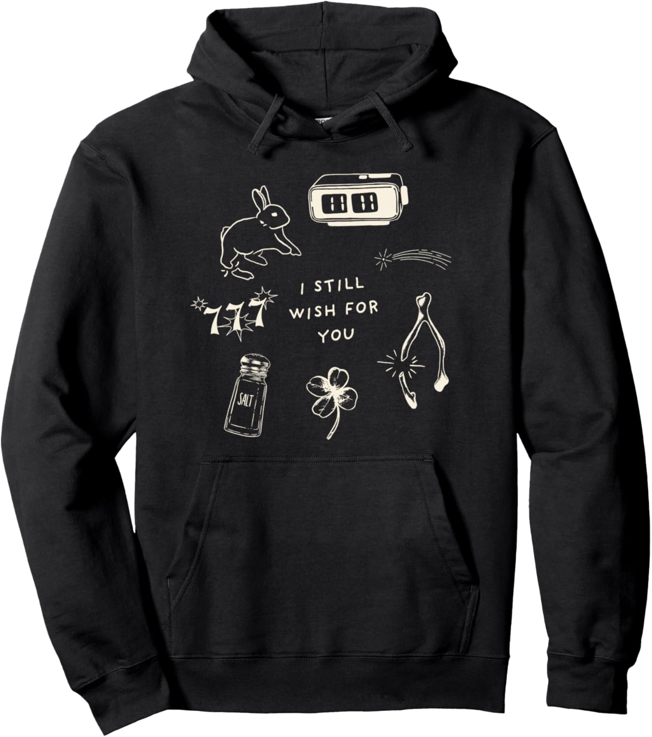 Wishbone - Eleven Eleven Graphic - Lucky Charm Collage Pullover Hoodie
