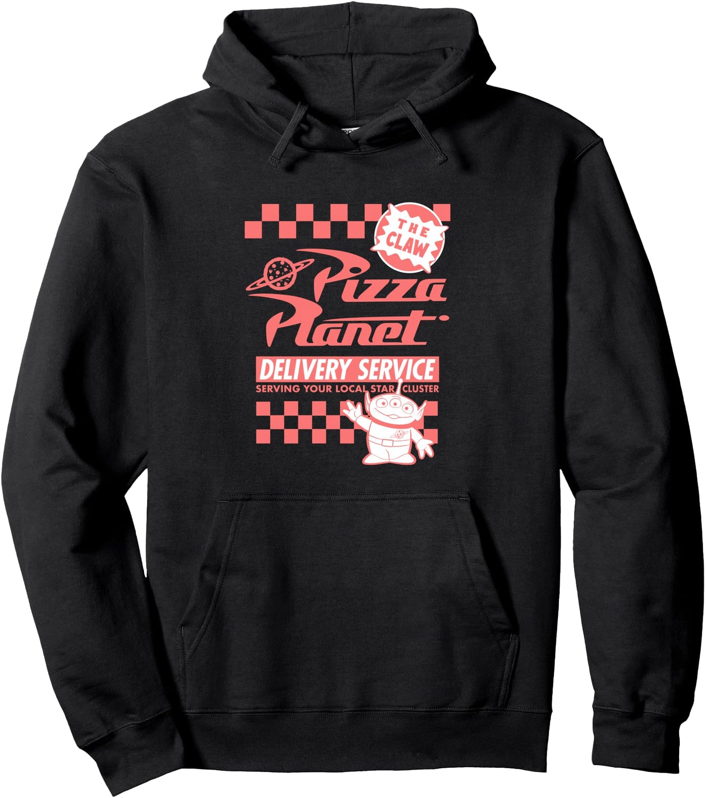 Disney Pixar Toy Story Pizza Planet Alien The Claw Pullover Hoodie