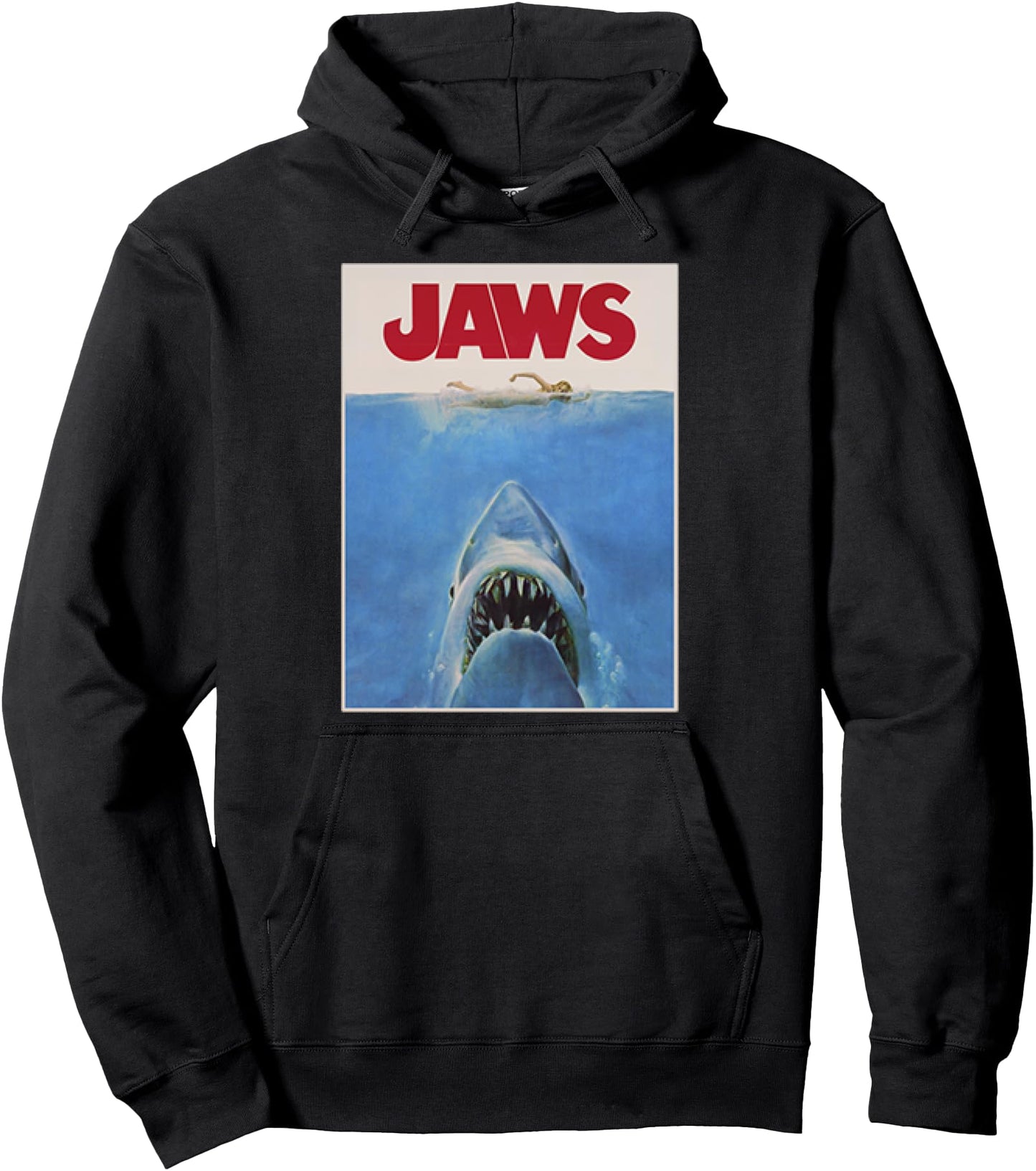 Jaws Classic Movie Poster Graphic Hoodie Pullover Hoodie