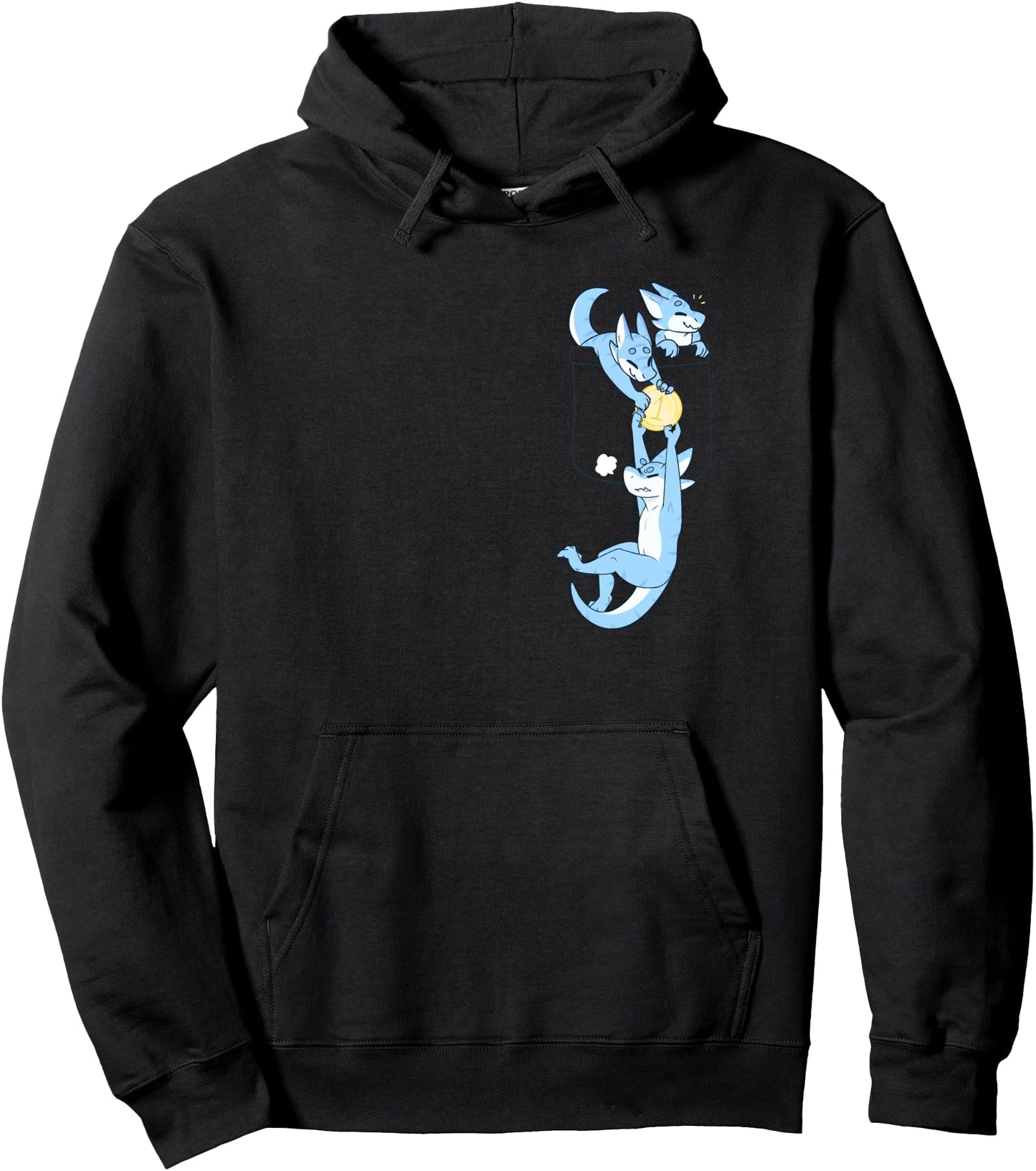 Pocket Kobolds (blue) Pullover Hoodie