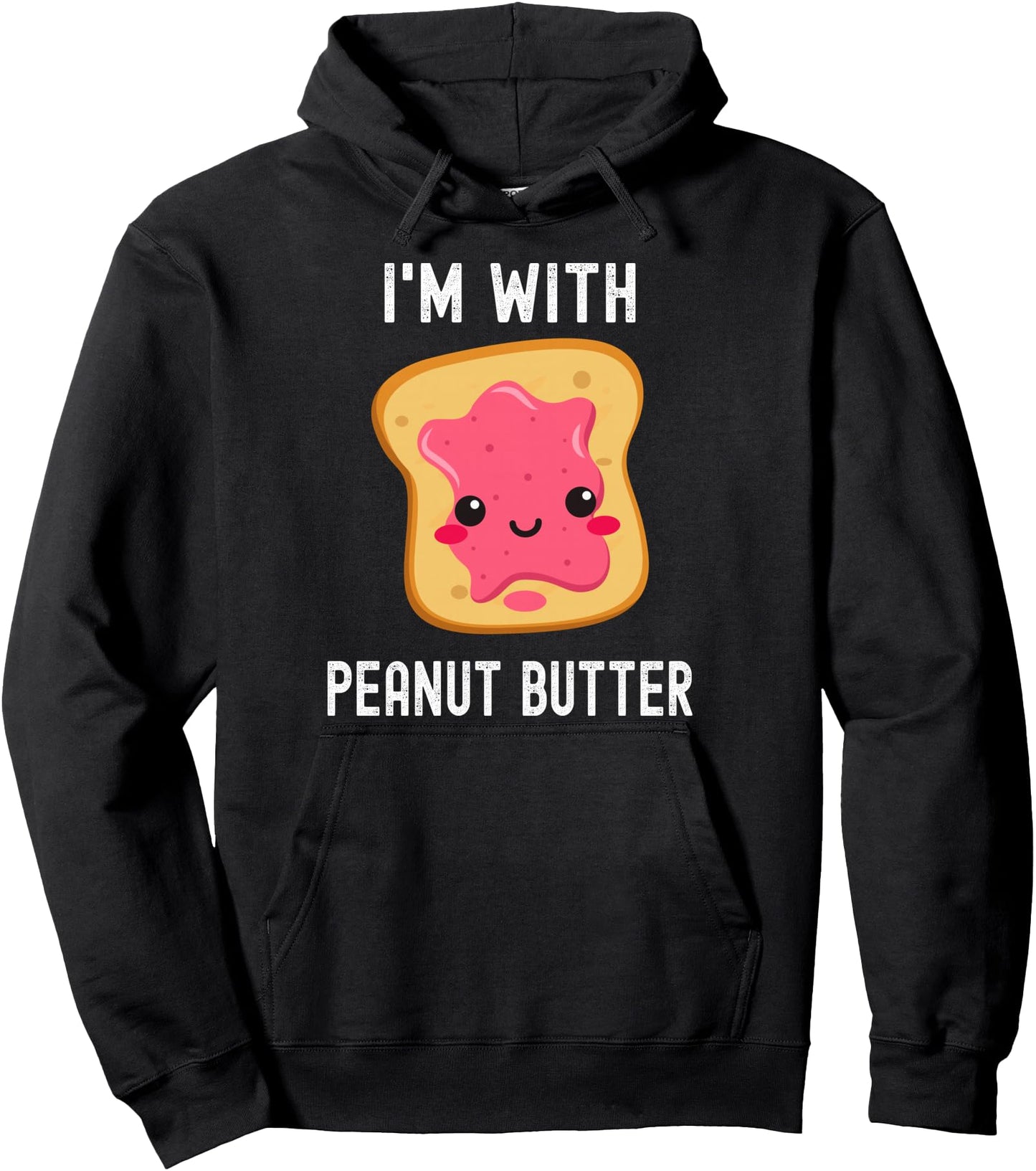 Funny Peanut Butter Jelly Matching Couples His & Hers Pullover Hoodie
