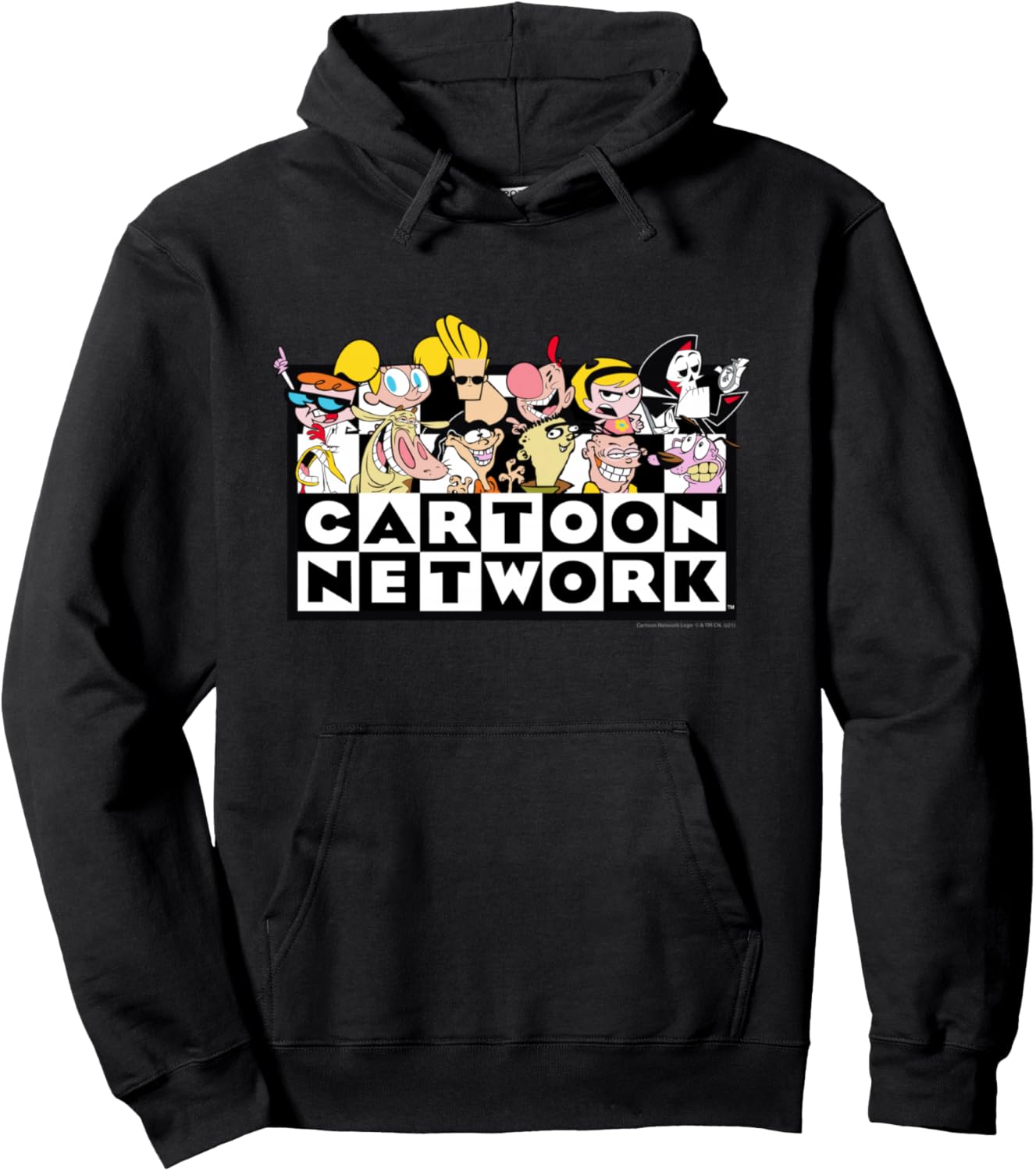 Cartoon Network logo with characters Pullover Hoodie