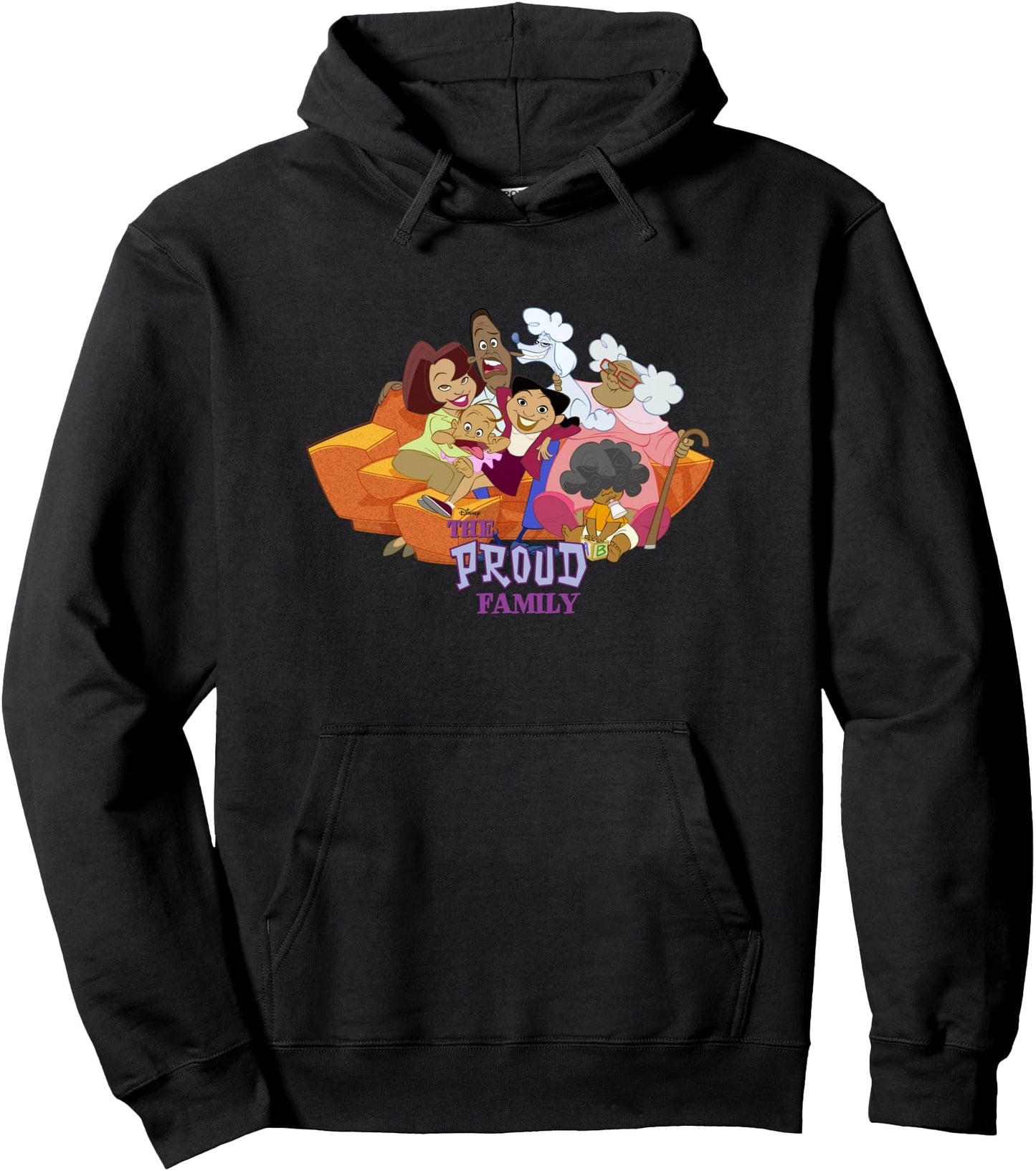 Disney Channel The Proud Family Characters Pullover Hoodie