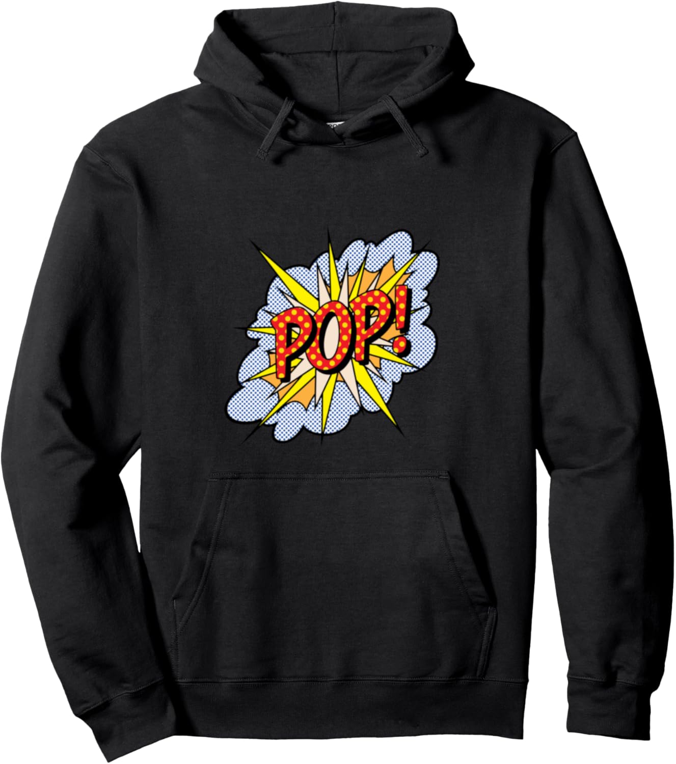 Pop Art T-Shirt Motif, Hoodie Comic Manga Anime Gift Pullover Hoodie