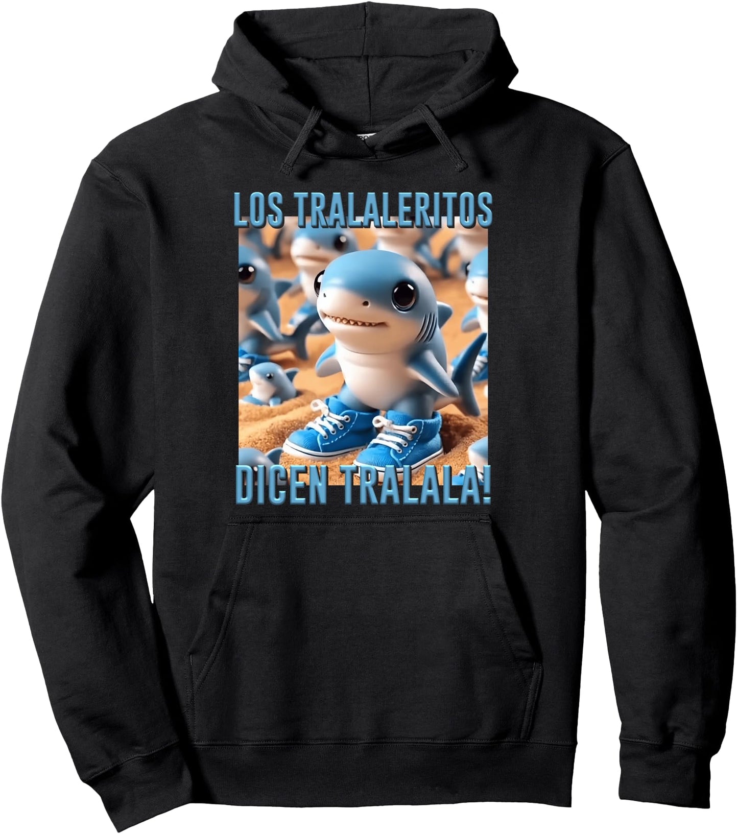 Italian Brainrot Los Tralaleritos Dicen AI Boy Meme Pullover Hoodie