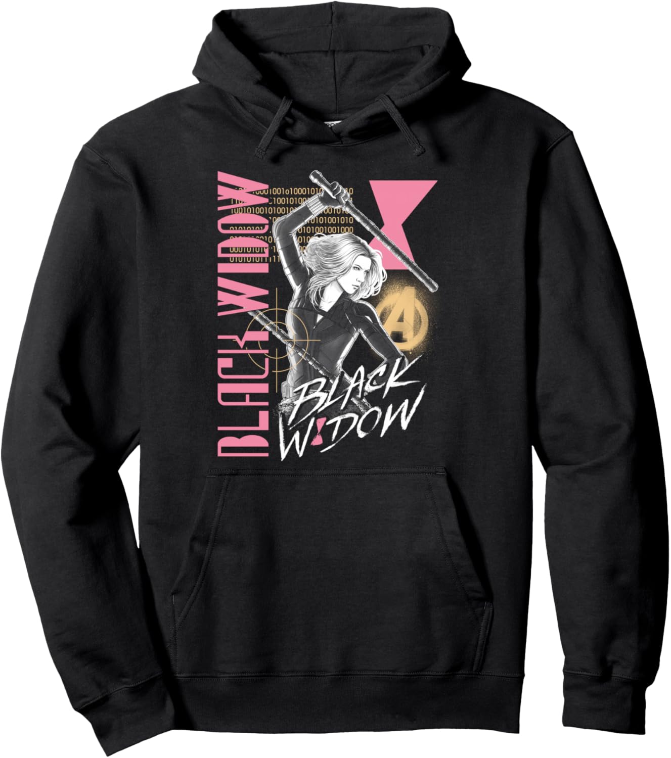 Marvel Black Widow Retro Collage Pullover Hoodie