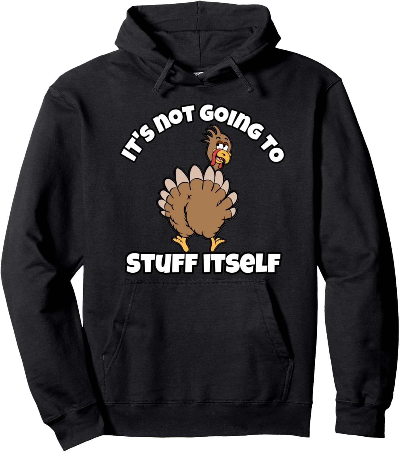 Funny Thanksgiving Turkey - Funny Adult Humor Thanksgiving Pullover Hoodie