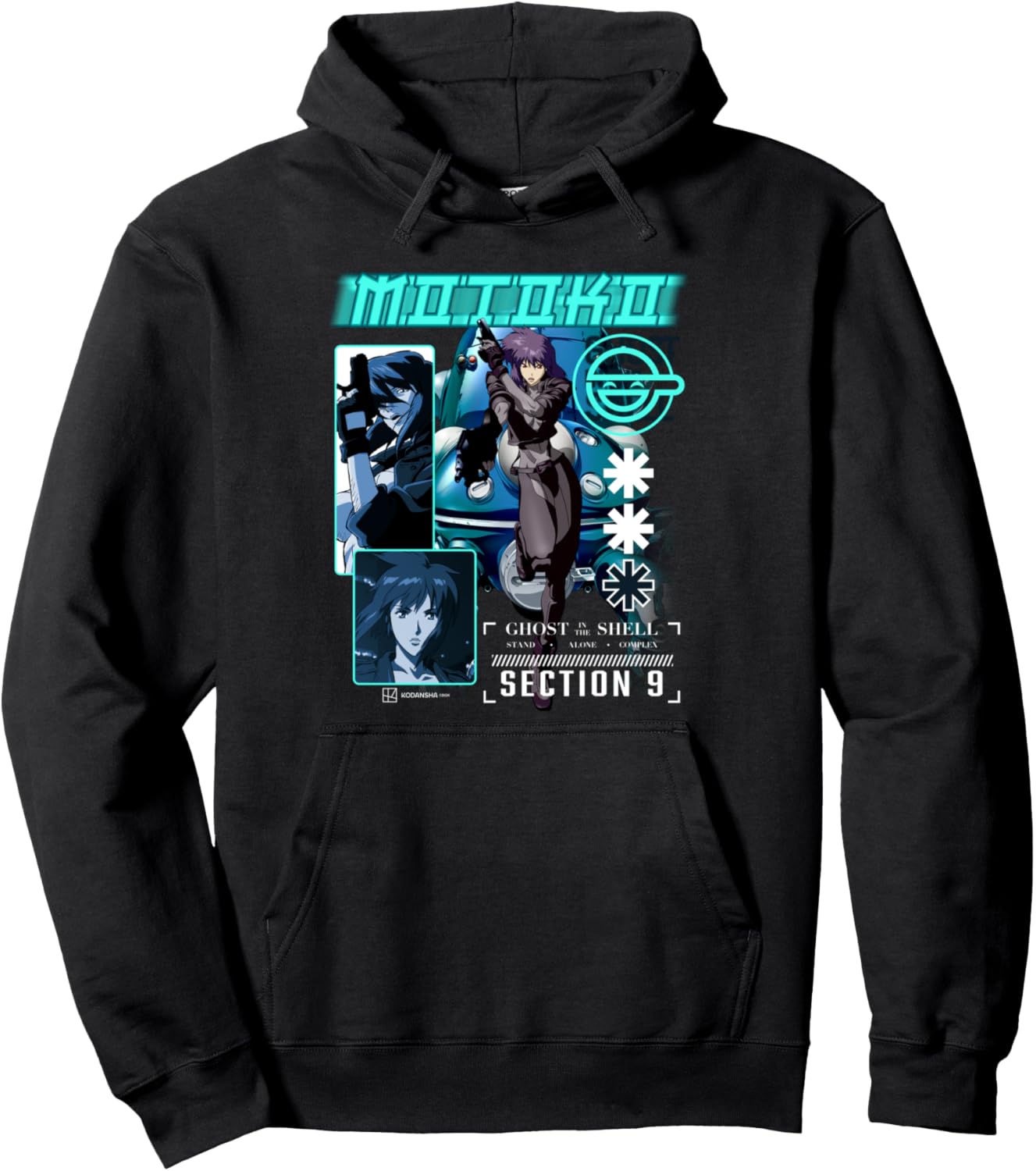 Ghost in the Shell Stand Alone Complex Section 9 Motoko Shot Pullover Hoodie